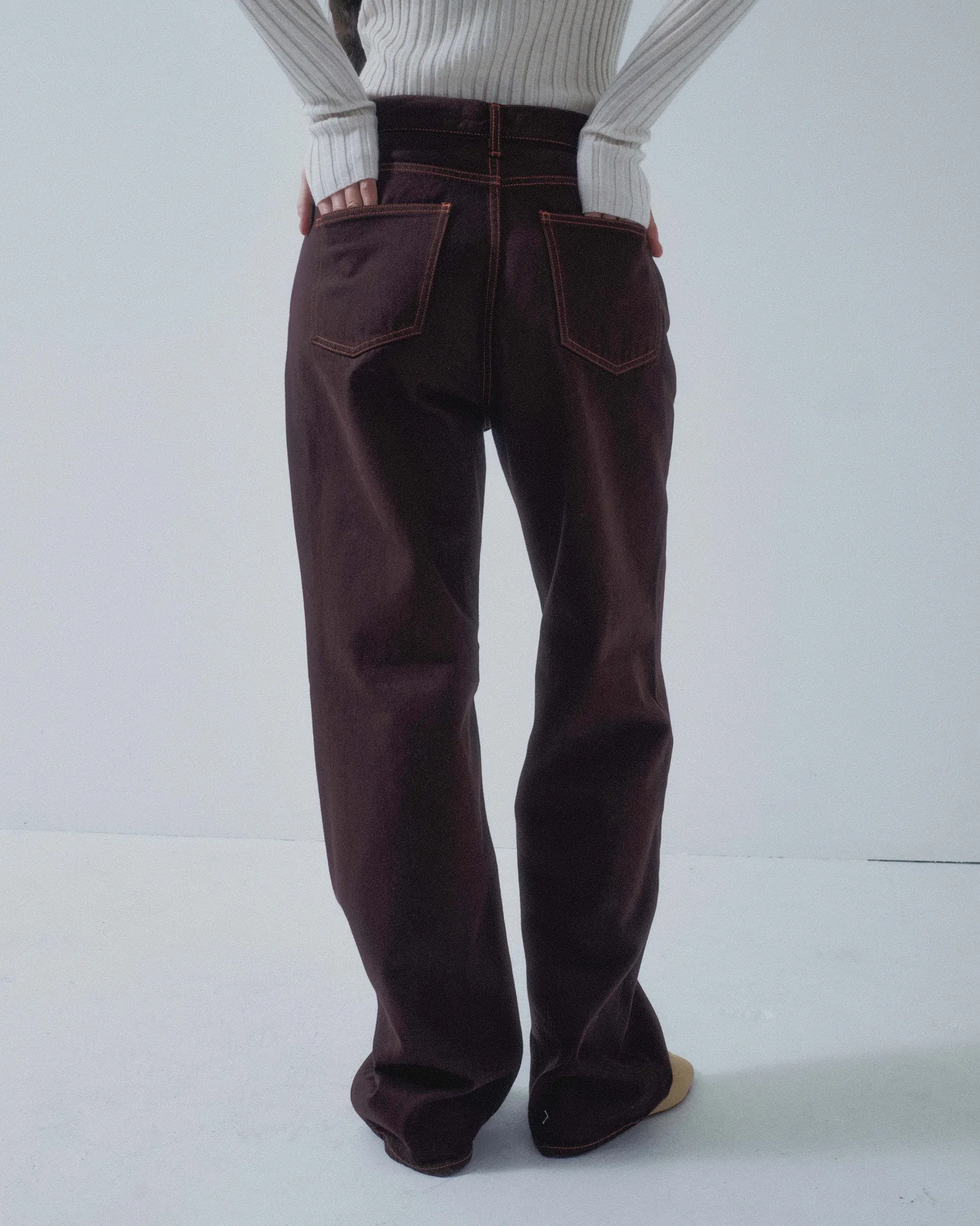 Us Pre Dad Fit Denim in Sangria sold by Sayaka Davis product image thumbnail 3