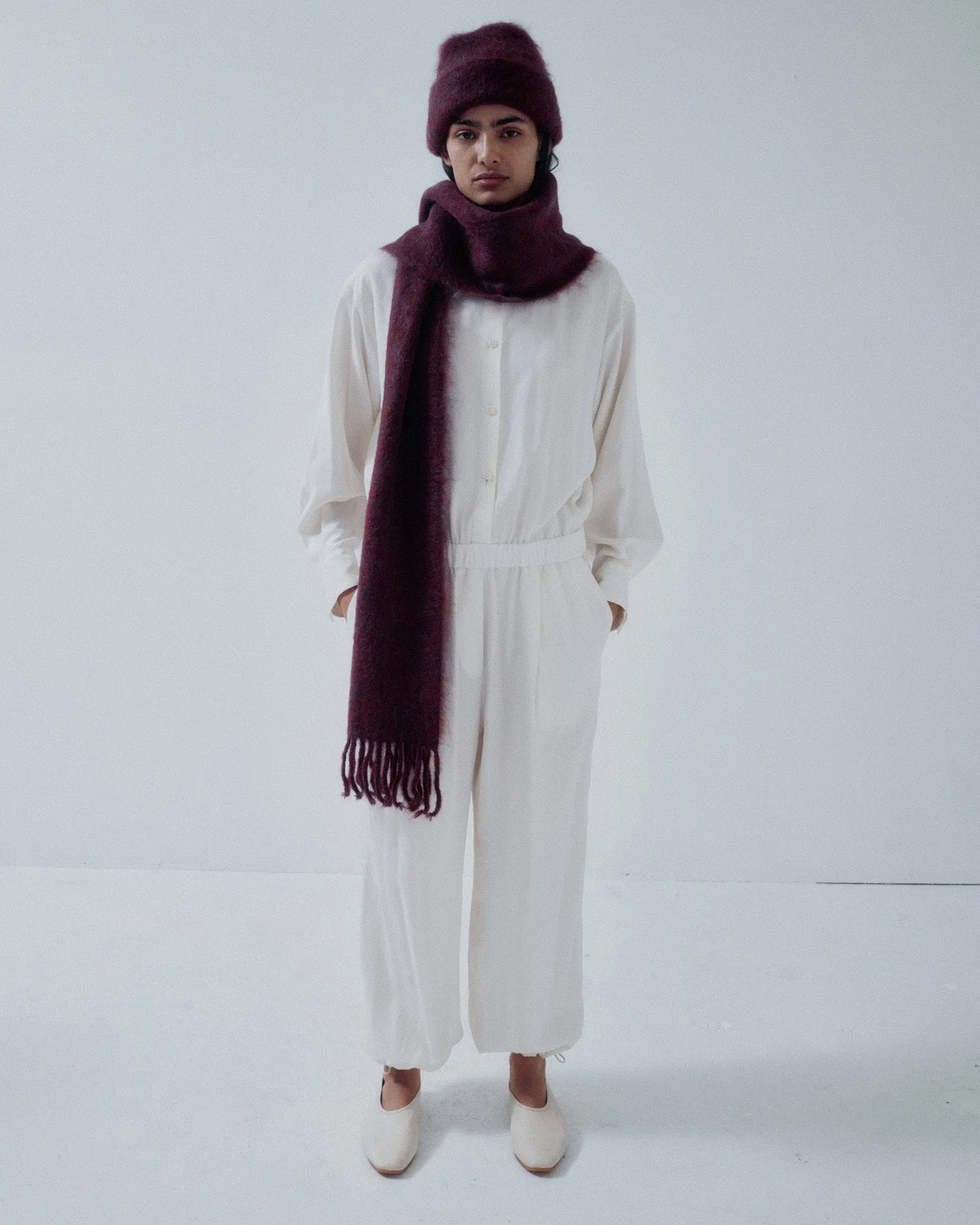 Us Pre Balloon-leg Jumpsuit in Ivory sold by Sayaka Davis product image thumbnail 4