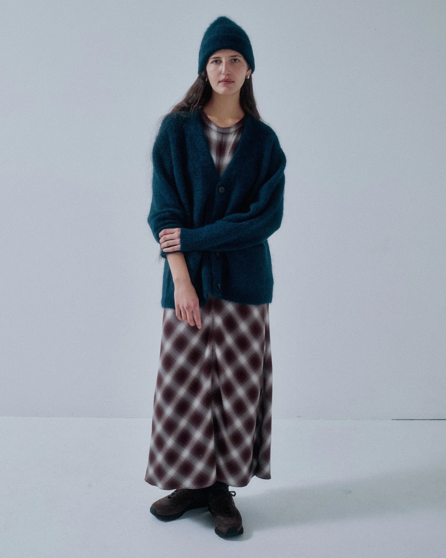 Us Pre Gathered Waist Dress in Plaid sold by Sayaka Davis product image thumbnail 5