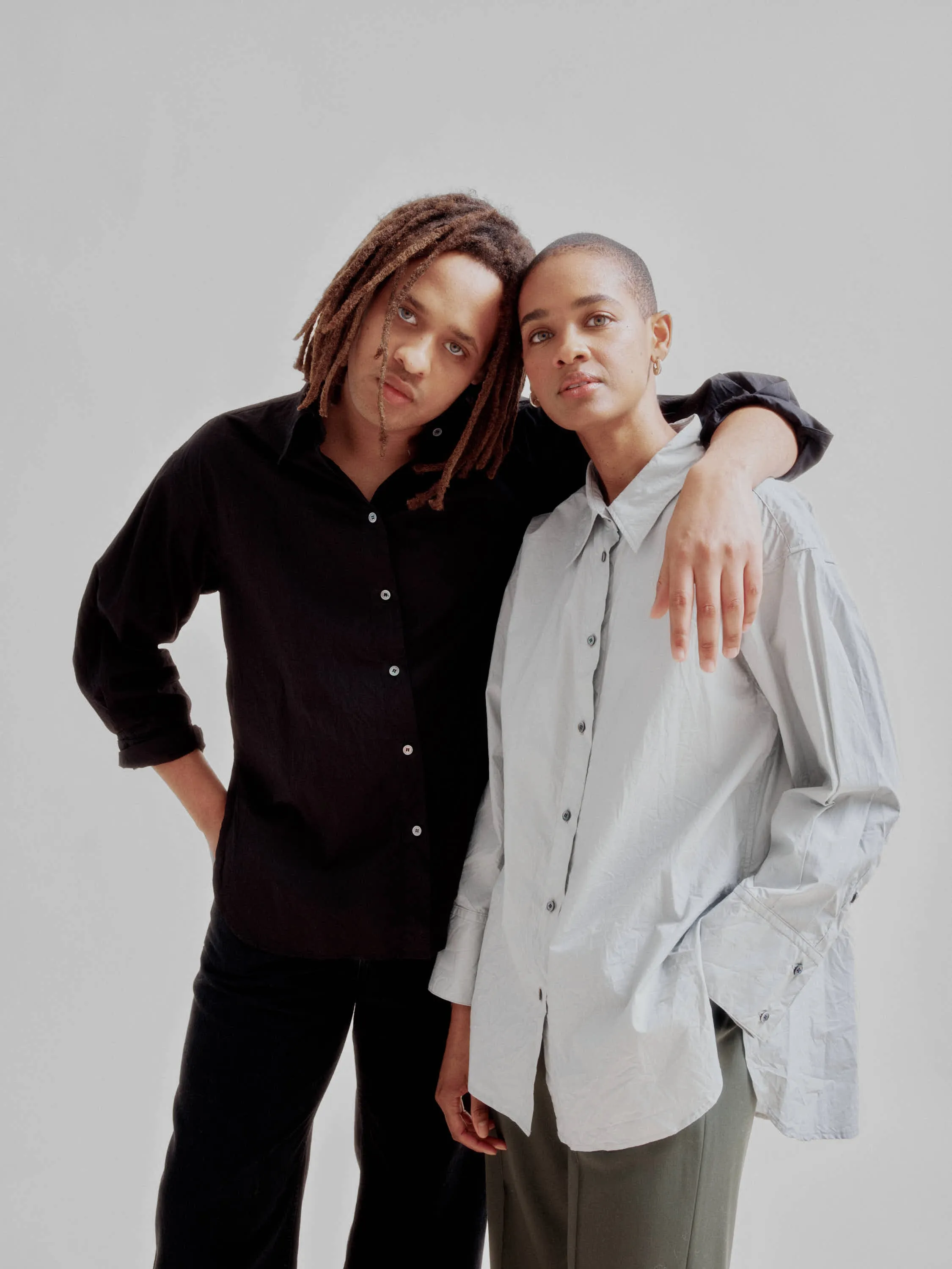 Crinkled Oversized Shirt in Black sold by Sayaka Davis product image thumbnail 4