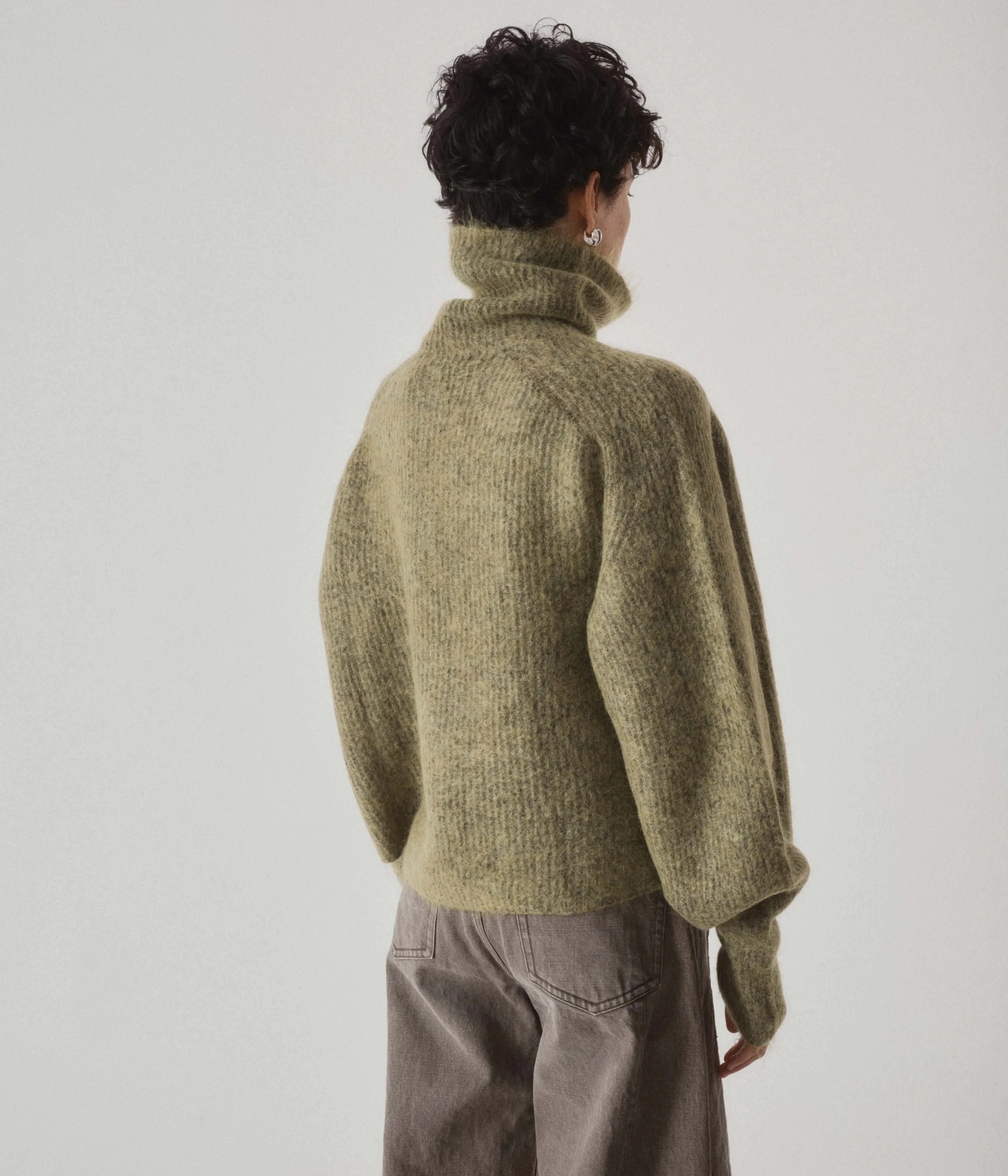Mohair Highneck in Matcha sold by Sayaka Davis product image thumbnail 2