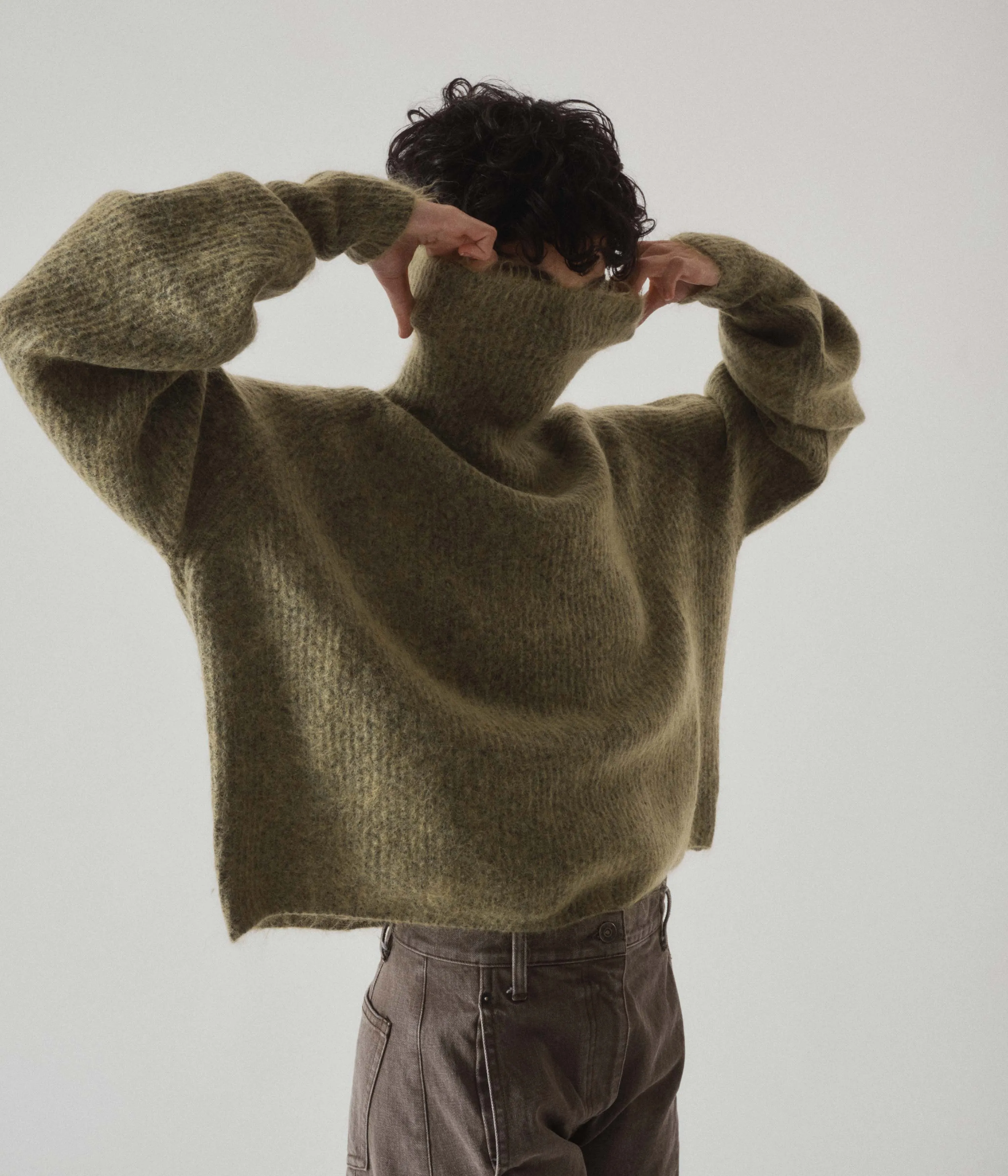 Mohair Highneck in Matcha sold by Sayaka Davis product image thumbnail 4