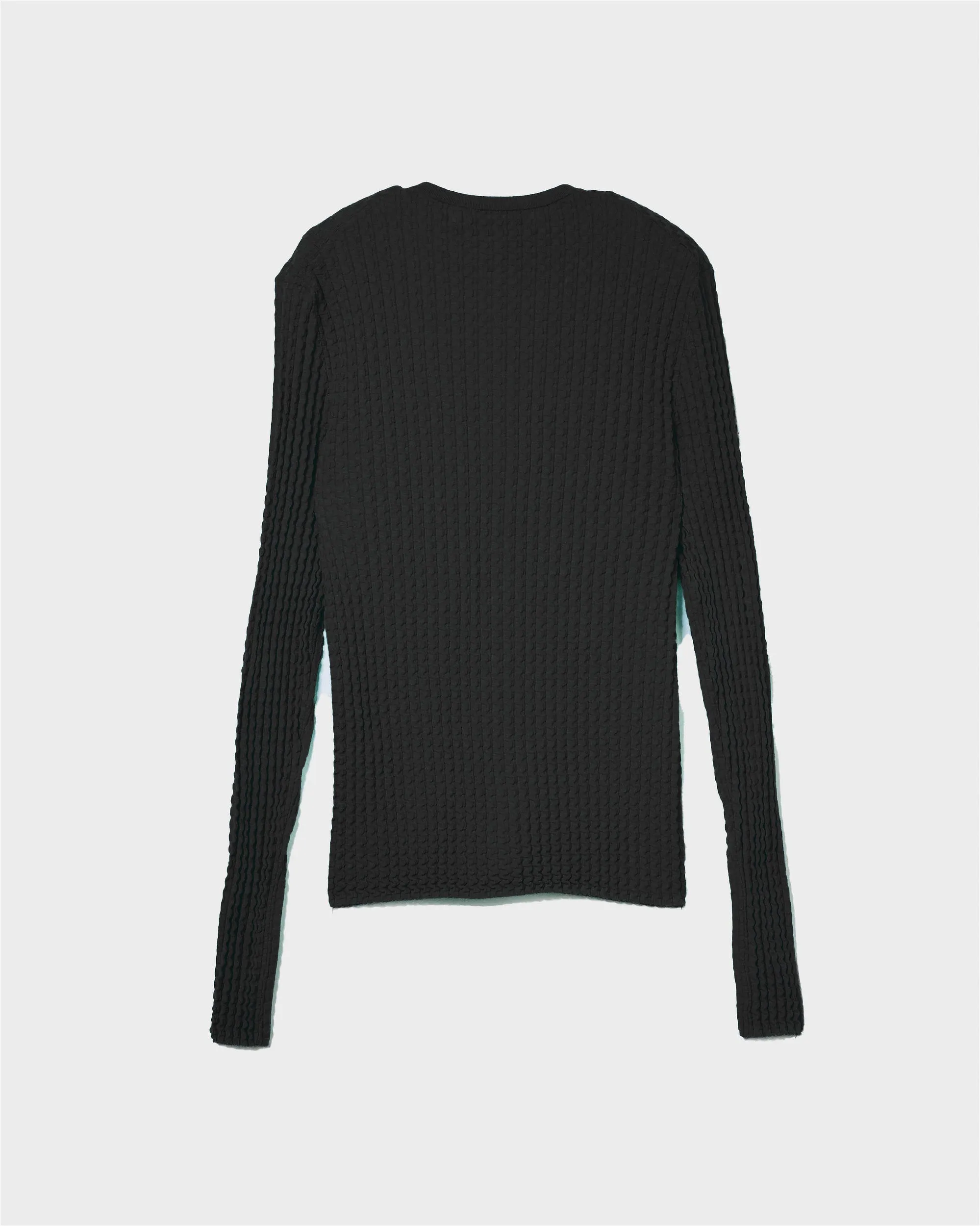 Wavy Rib Cardigan in Black sold by Sayaka Davis product image thumbnail 2