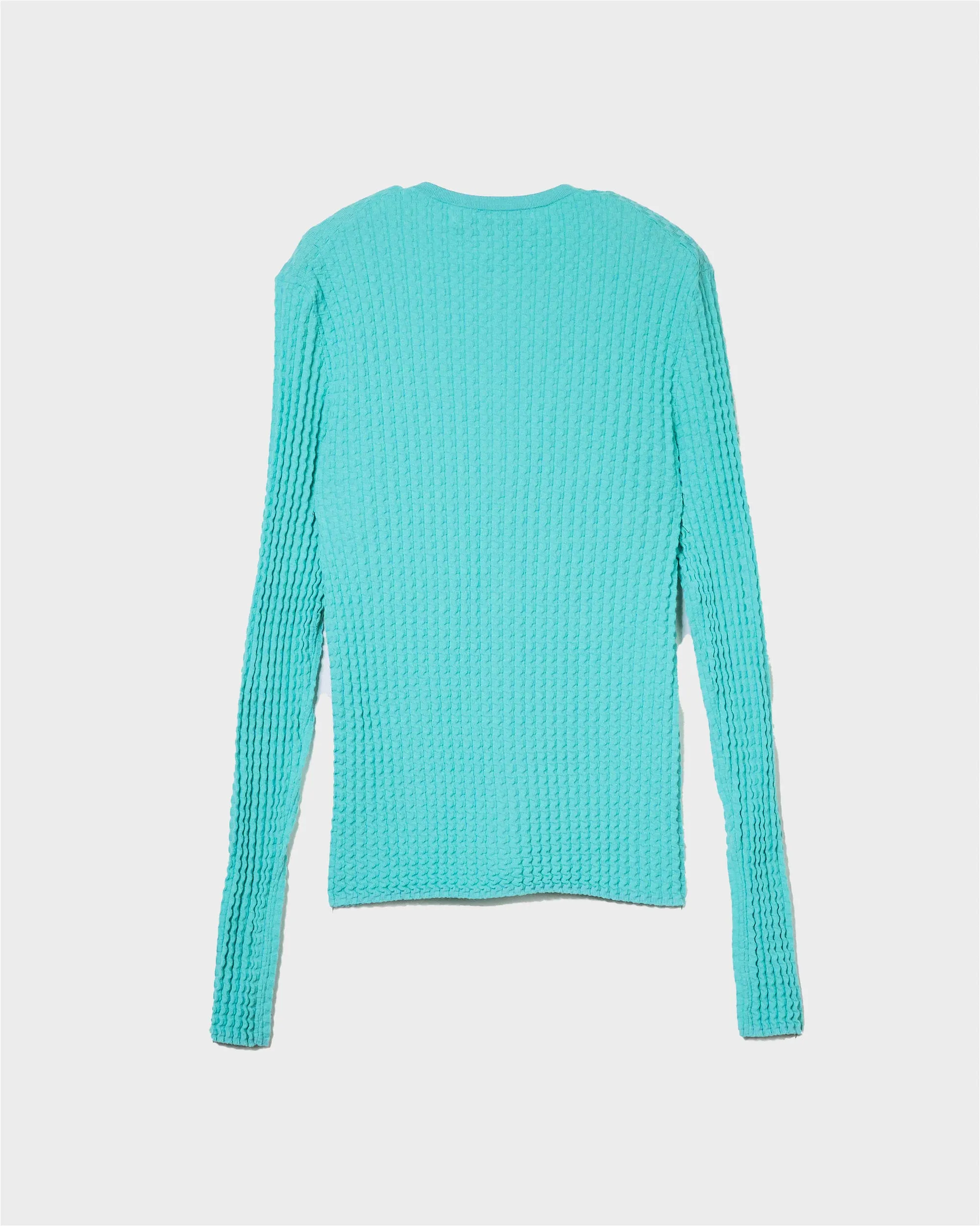 Wavy Rib Cardigan in Cyan sold by Sayaka Davis product image thumbnail 2