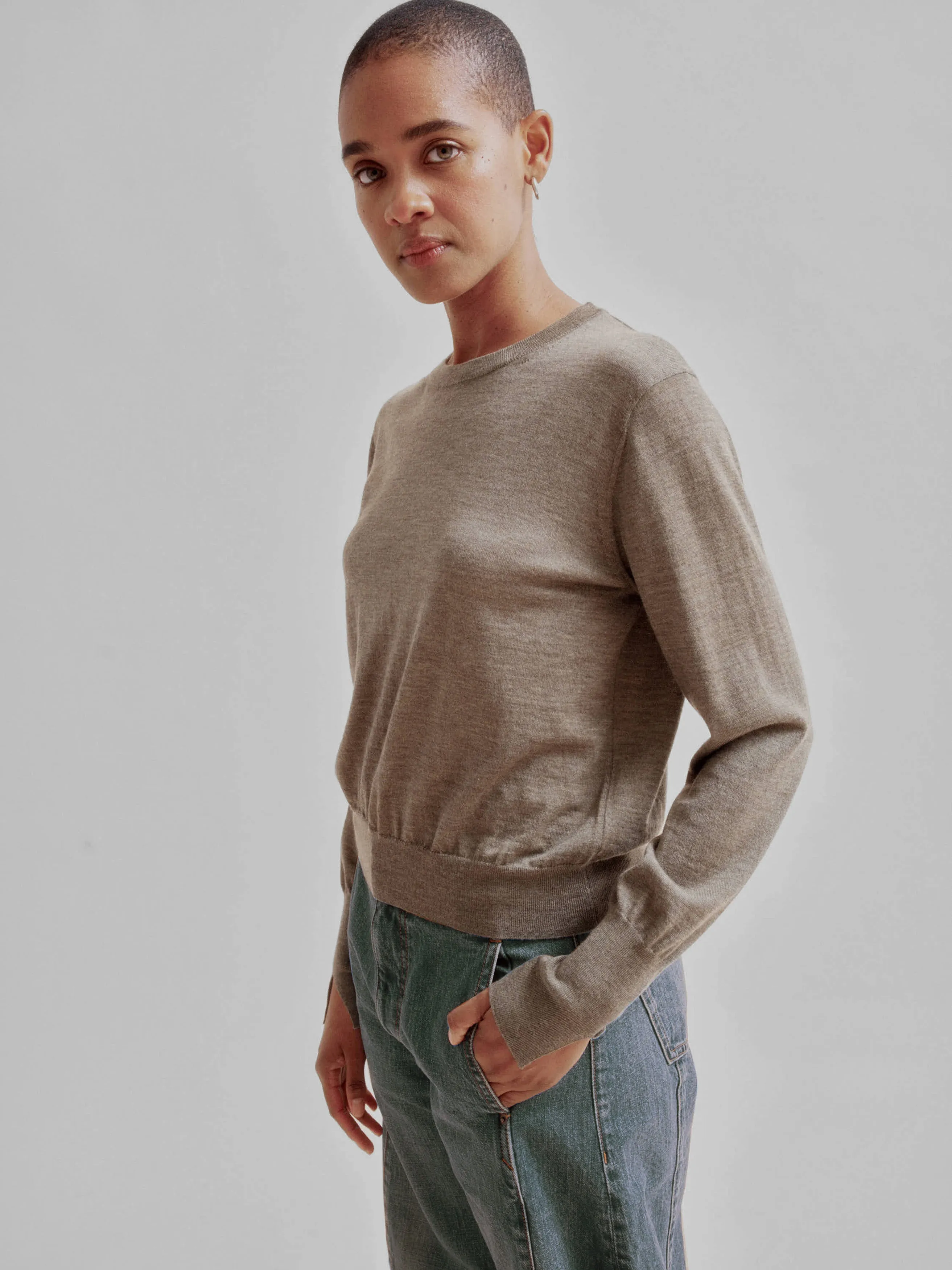 Cashmere Pullover in Artichoke sold by Sayaka Davis product image thumbnail 2
