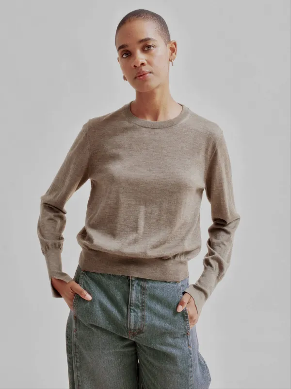 Cashmere Pullover in Artichoke made by Sayaka Davis