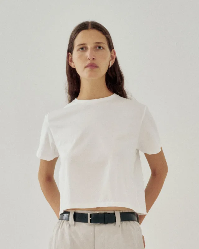 COMPACT TEE IN OFF WHITE made by Sayaka Davis