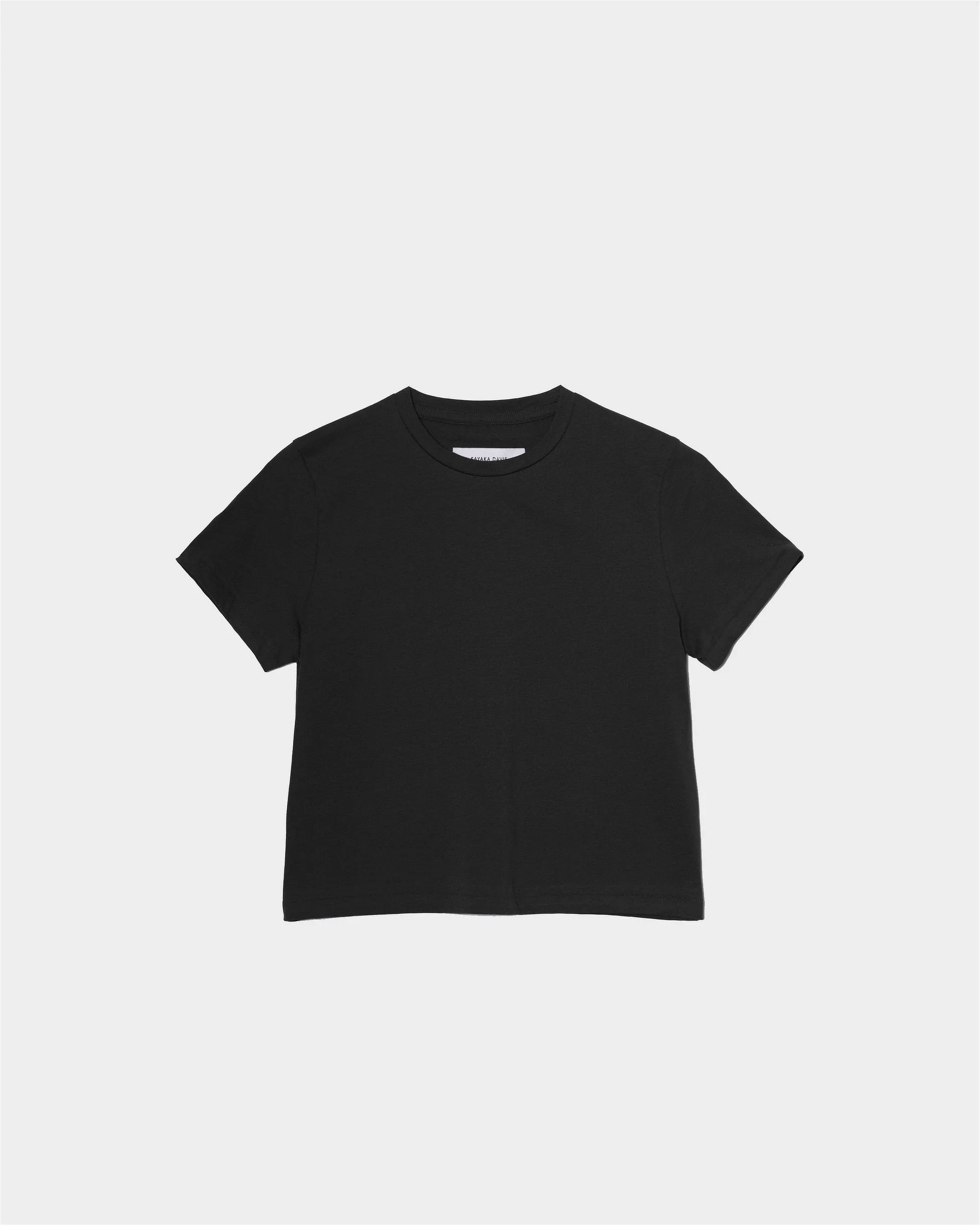COMPACT TEE IN BLACK sold by Sayaka Davis product image thumbnail 5