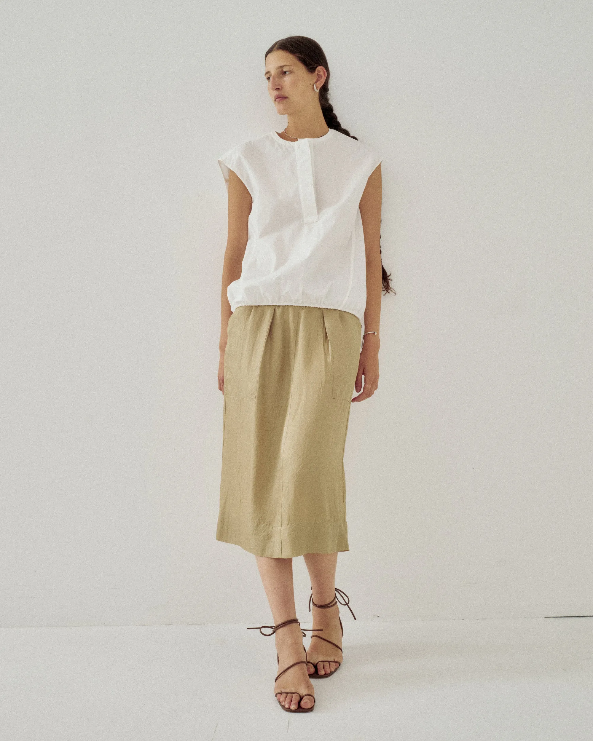BALLOON TOP IN WHITE sold by Sayaka Davis product image thumbnail 5