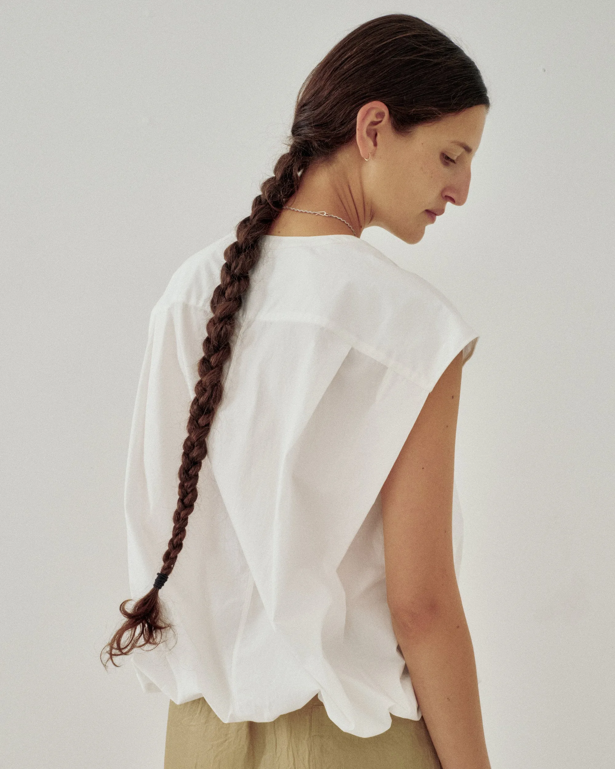 BALLOON TOP IN WHITE sold by Sayaka Davis product image thumbnail 4