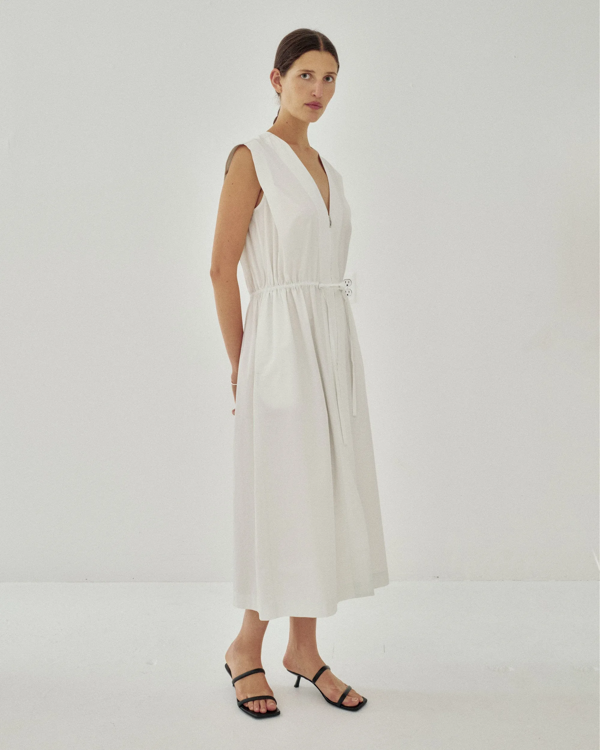 Drawstring Waist Dress in Pale Mint sold by Sayaka Davis product image thumbnail 5