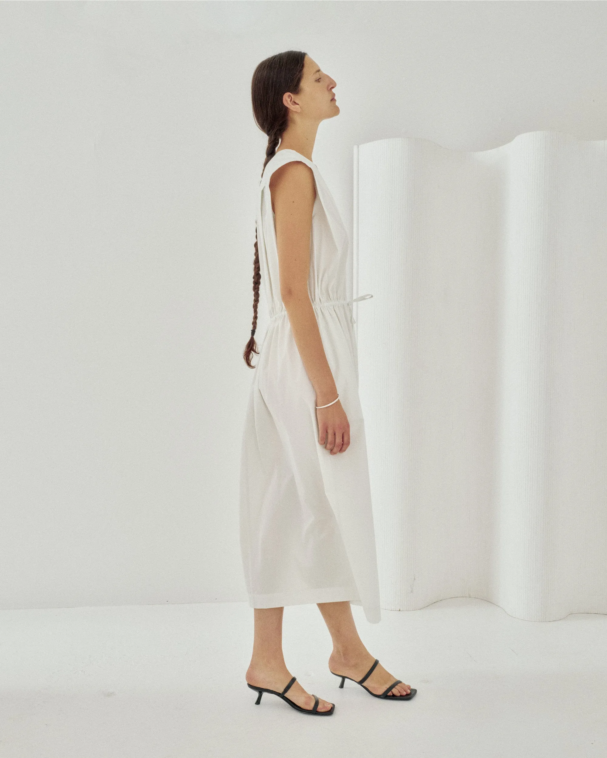 Drawstring Waist Dress in Pale Mint sold by Sayaka Davis product image thumbnail 3
