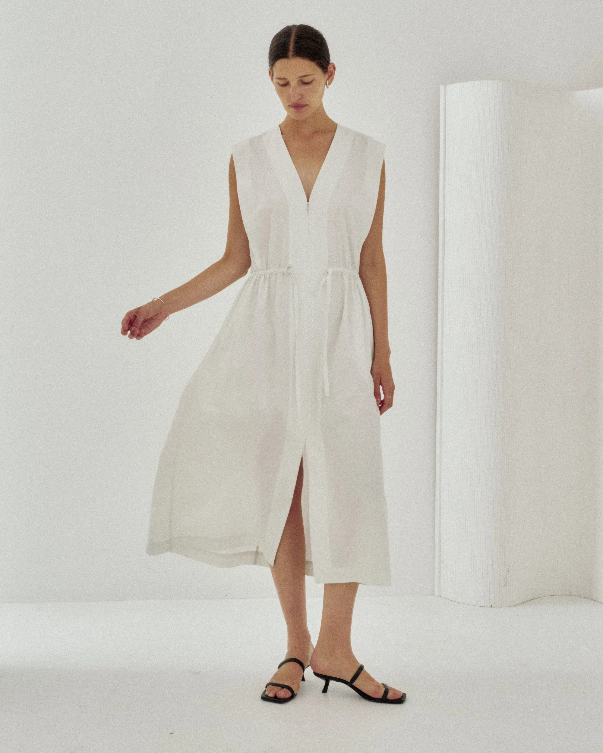 Drawstring Waist Dress in Pale Mint sold by Sayaka Davis product image thumbnail 2