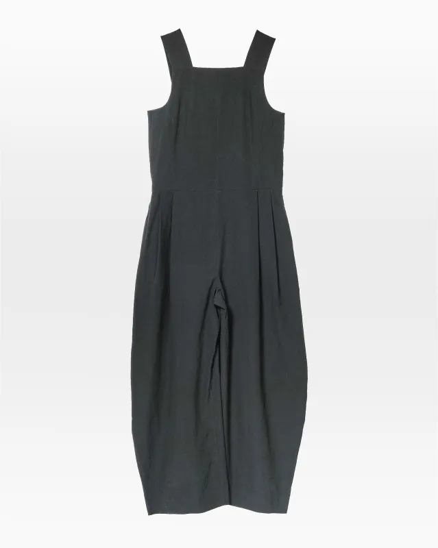 Strap Jumpsuit in Black made by Sayaka Davis