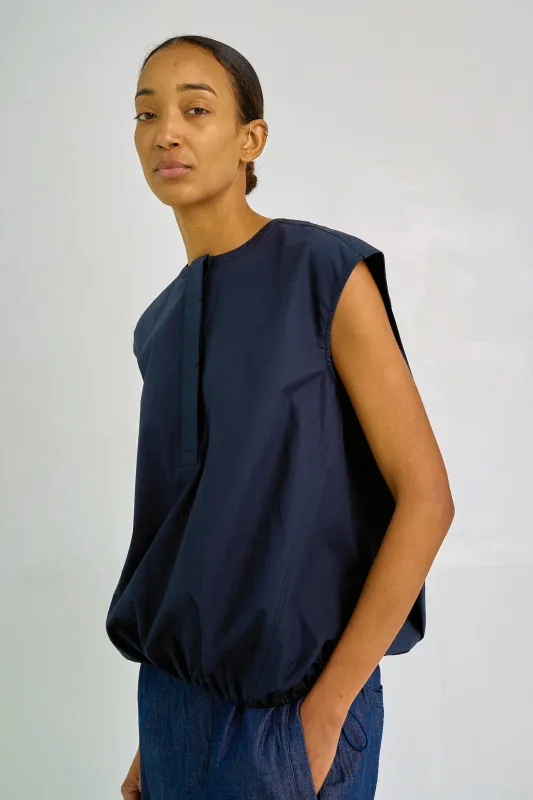 Balloon Top in Navy made by Sayaka Davis