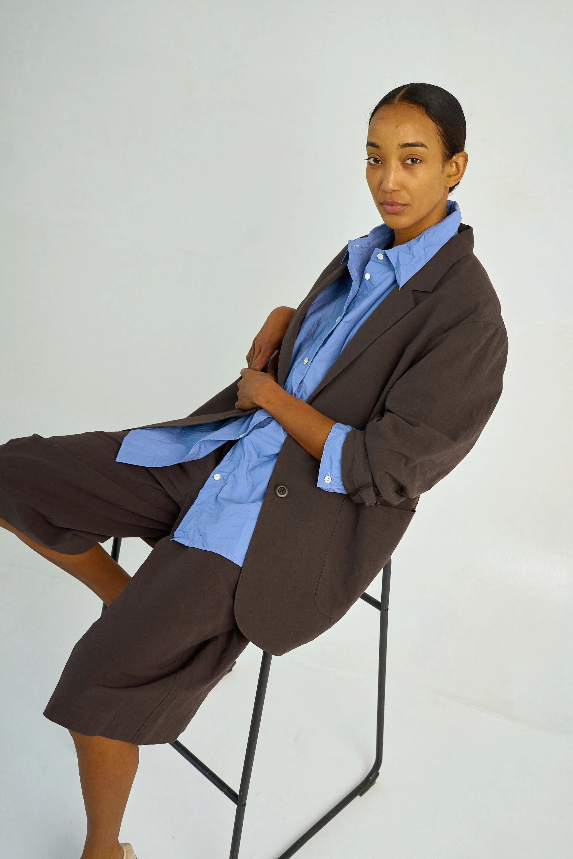 Wide Capris in Espresso sold by Sayaka Davis product image thumbnail 4