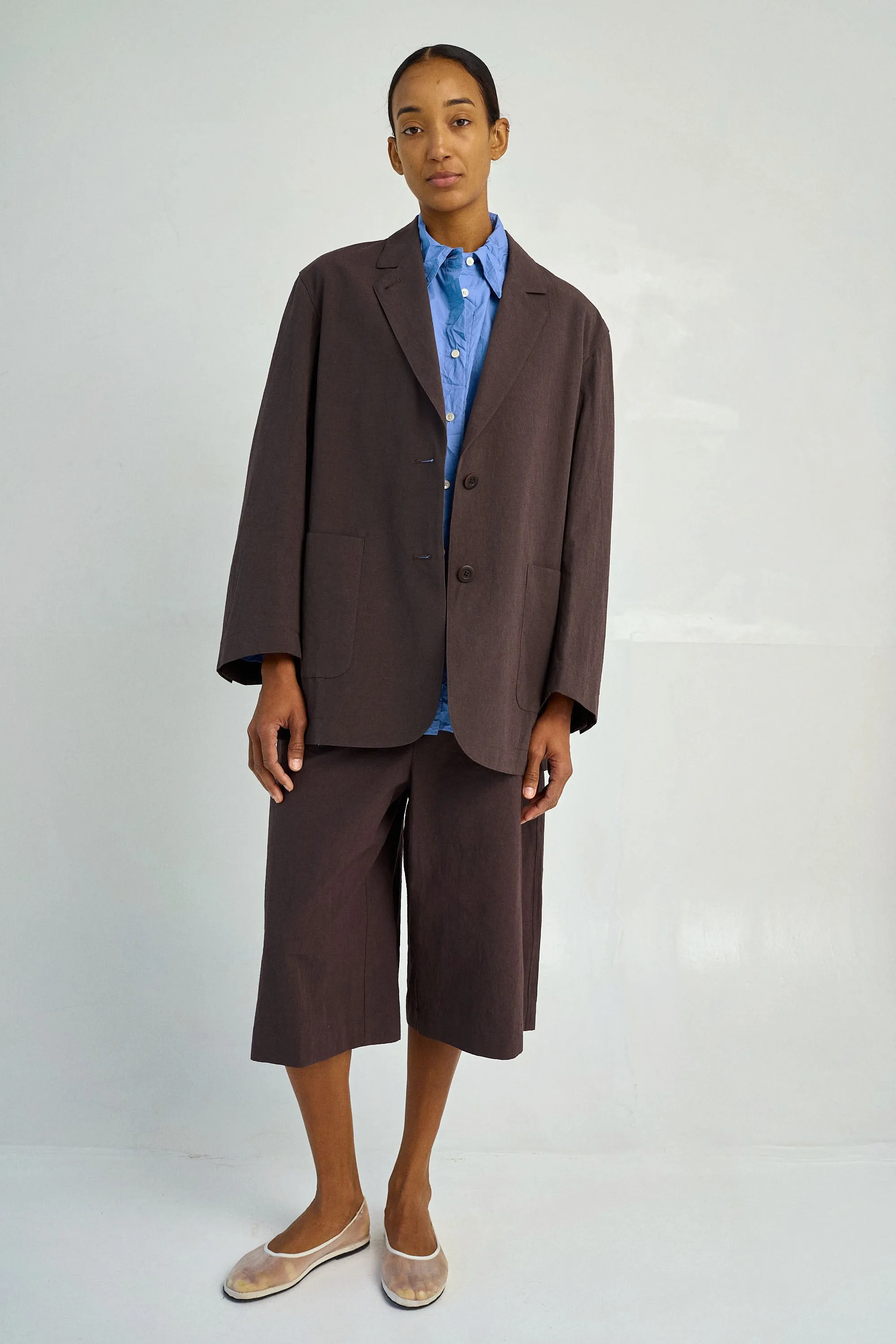 Wide Capris in Espresso sold by Sayaka Davis product image thumbnail 5