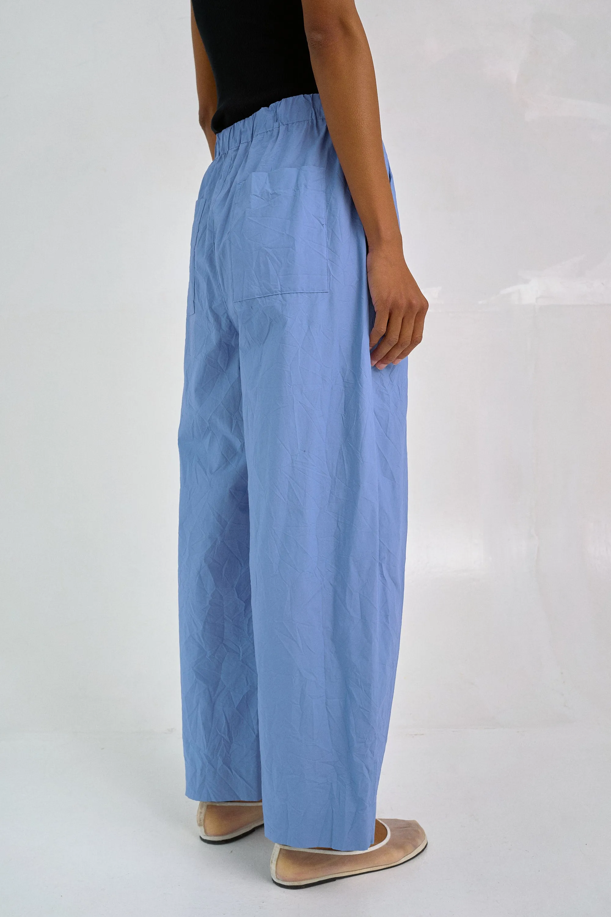 Tucked Pull-on Pants in French Blue sold by Sayaka Davis product image thumbnail 5