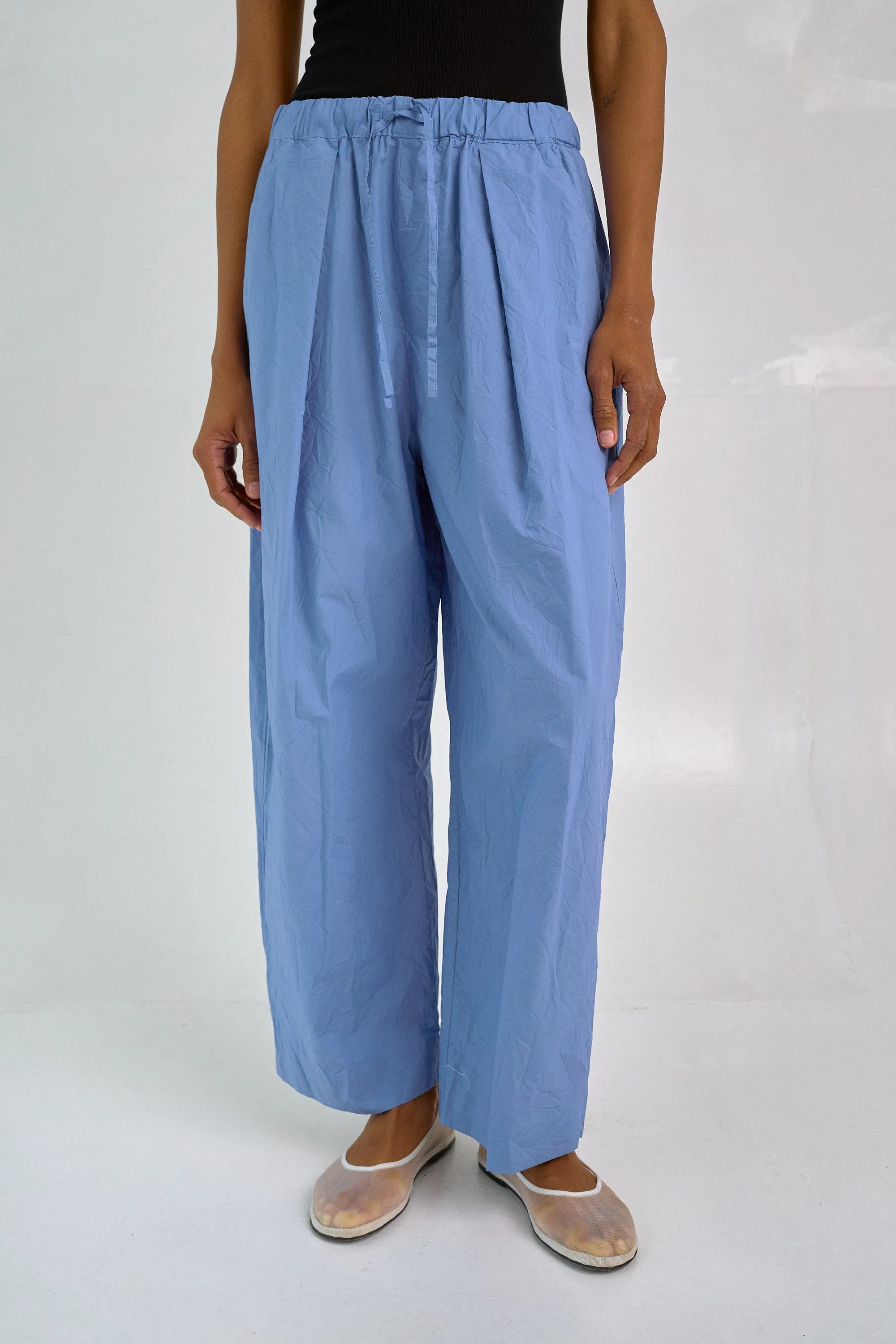Tucked Pull-on Pants in French Blue sold by Sayaka Davis product image thumbnail 3