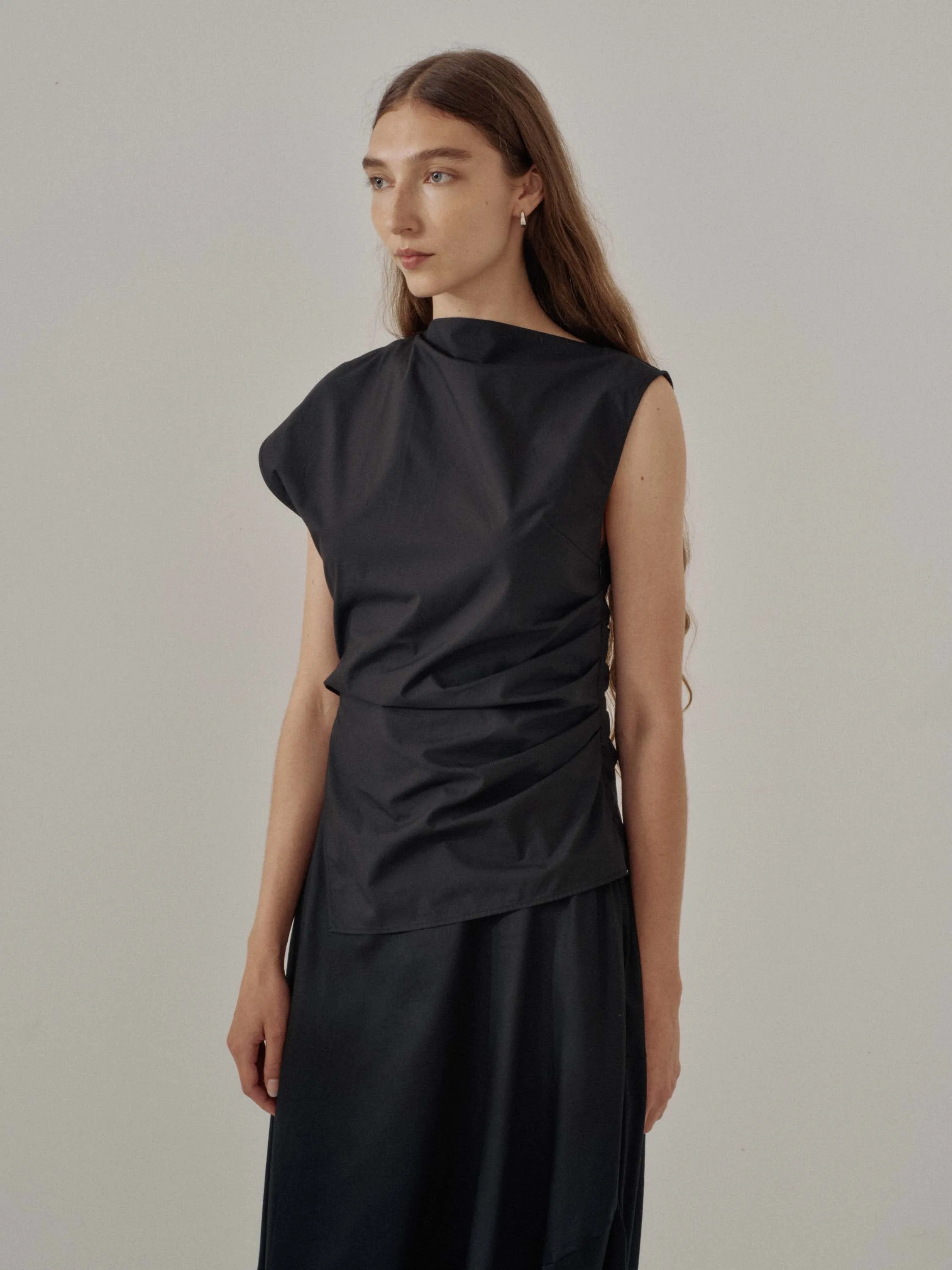 Us Pre Asymmetrical Top in Black sold by Sayaka Davis product image thumbnail 3