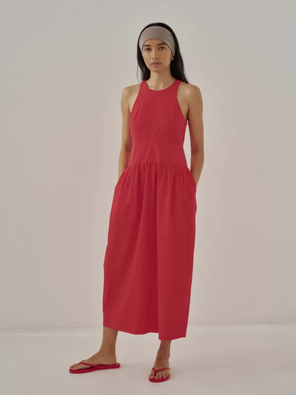 Us Pre Tank Dress in Red made by Sayaka Davis