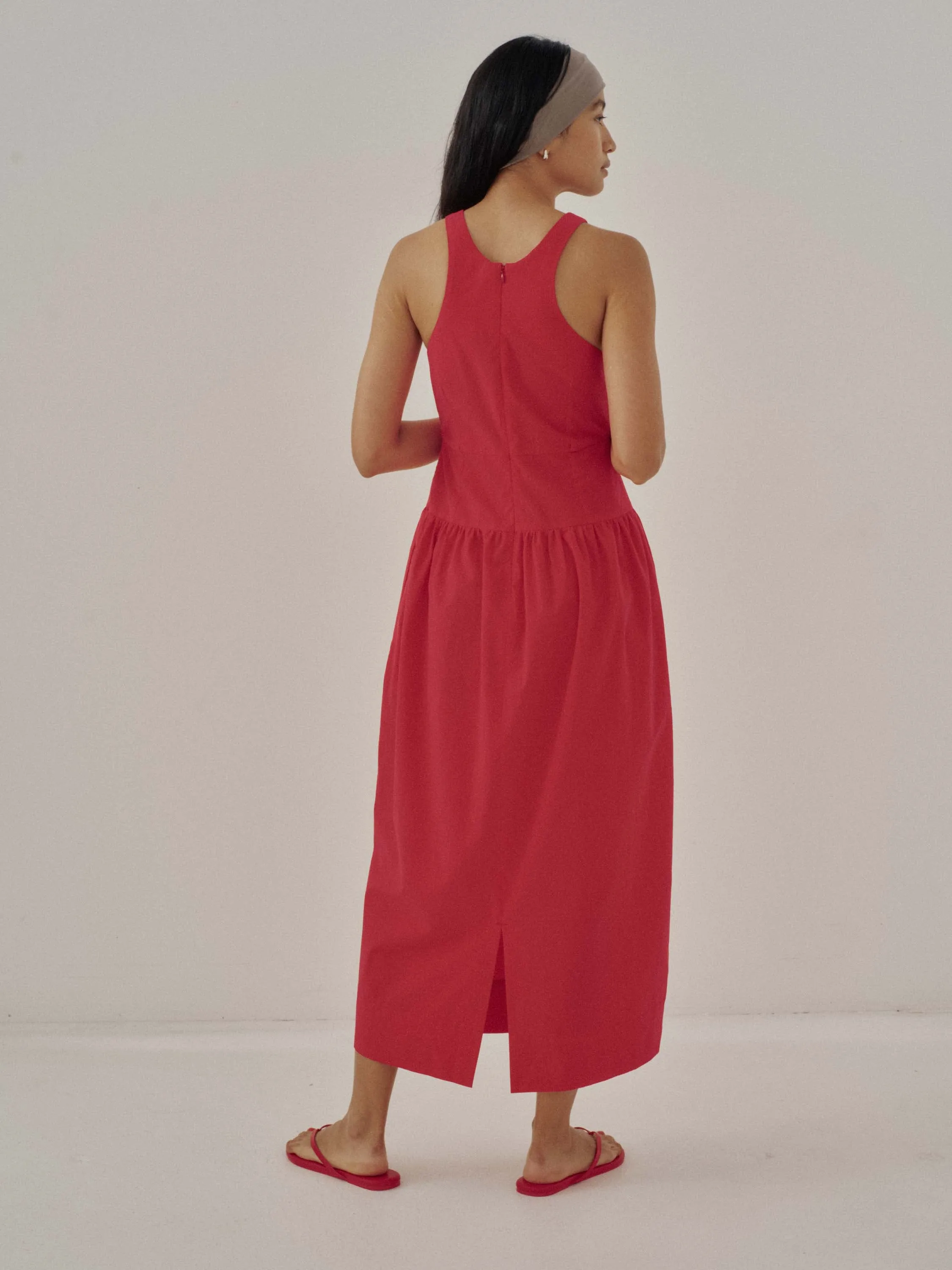 Us Pre Tank Dress in Red sold by Sayaka Davis product image thumbnail 3
