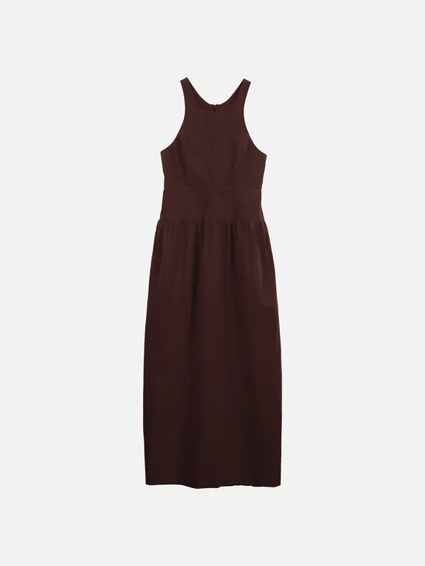 Us Pre Tank Dress in Brown made by Sayaka Davis