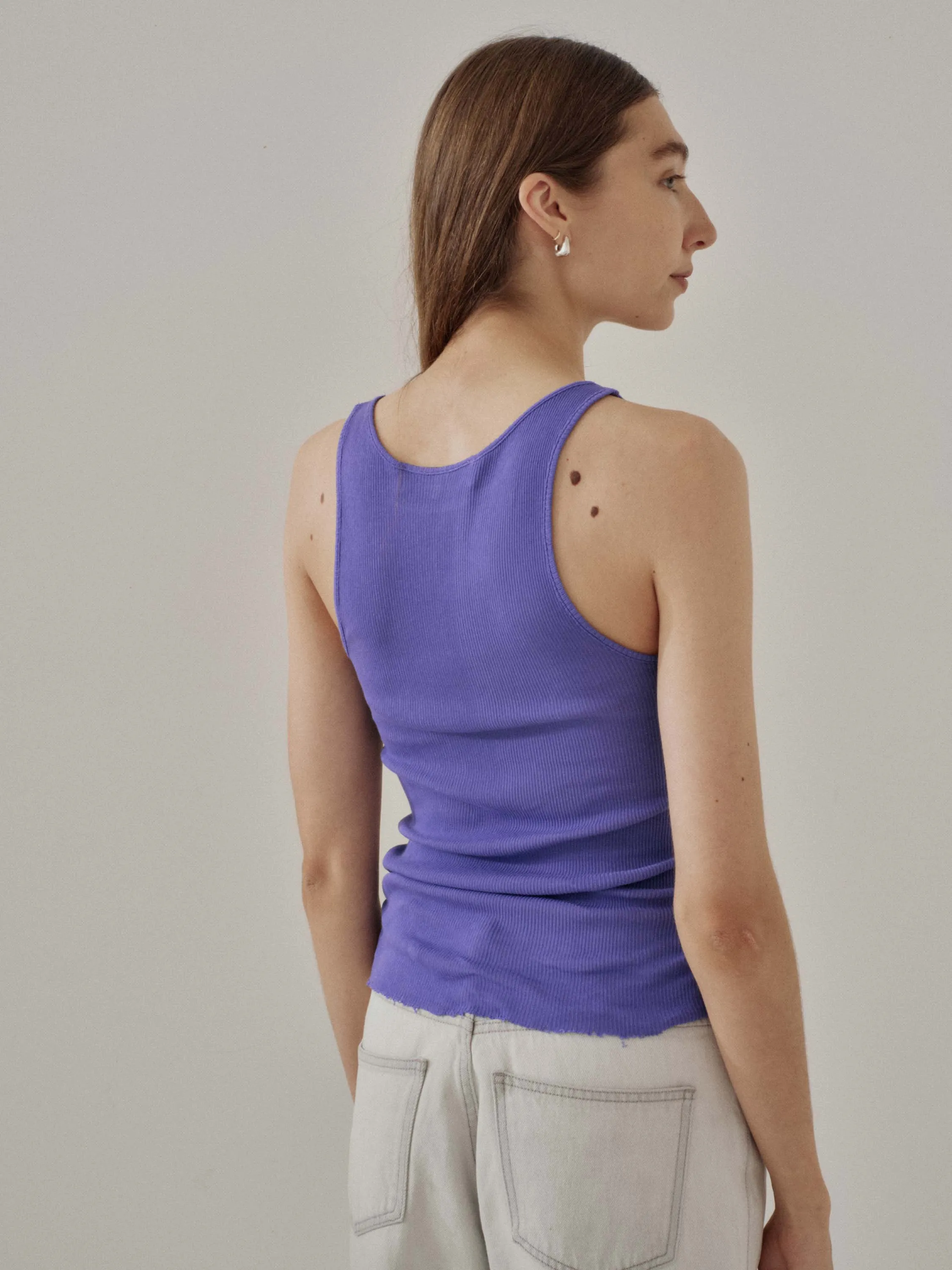 Us Pre Rib Tank in Periwinkle sold by Sayaka Davis product image thumbnail 4