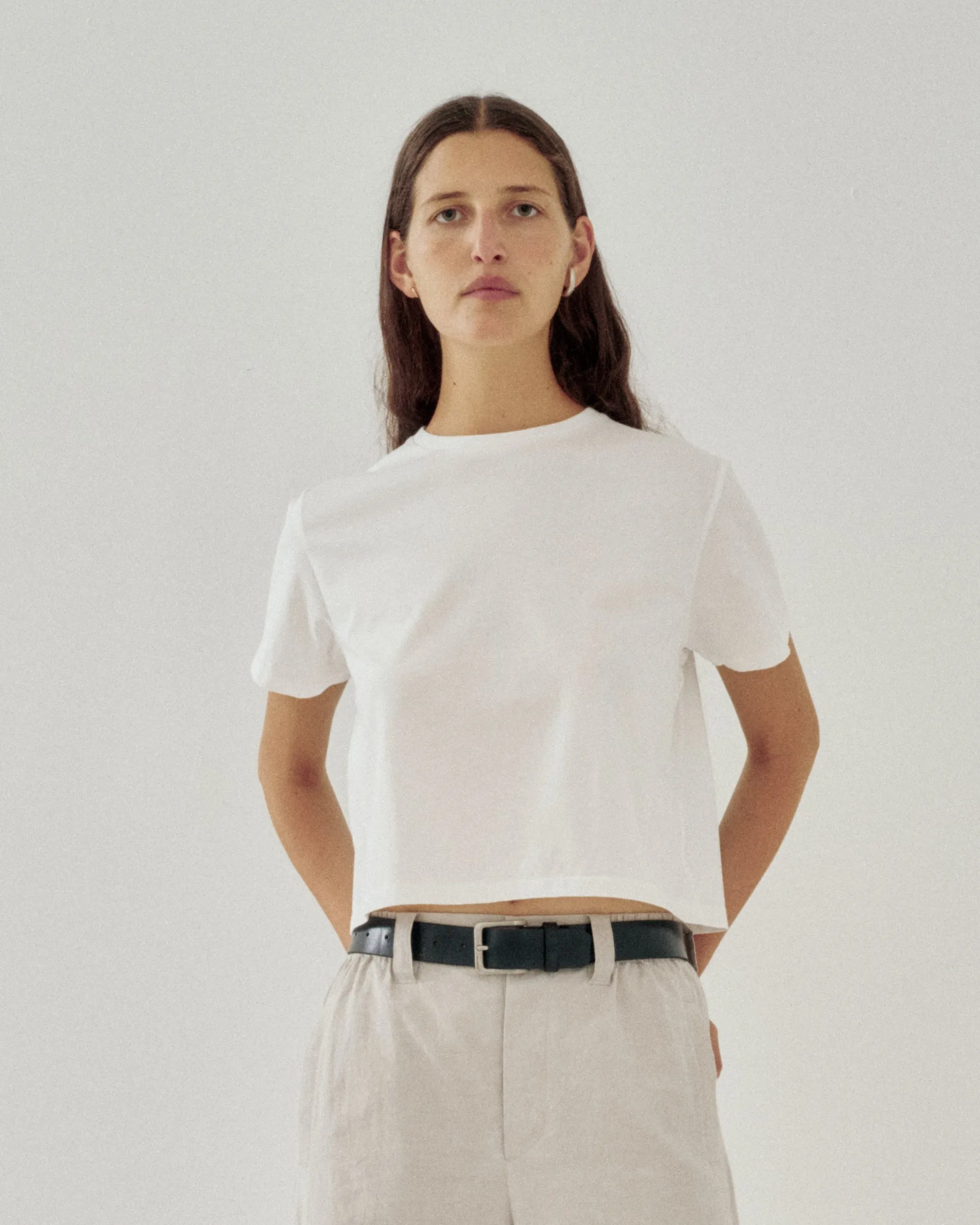 Us Pre Compact Tee in White sold by Sayaka Davis product image thumbnail 2