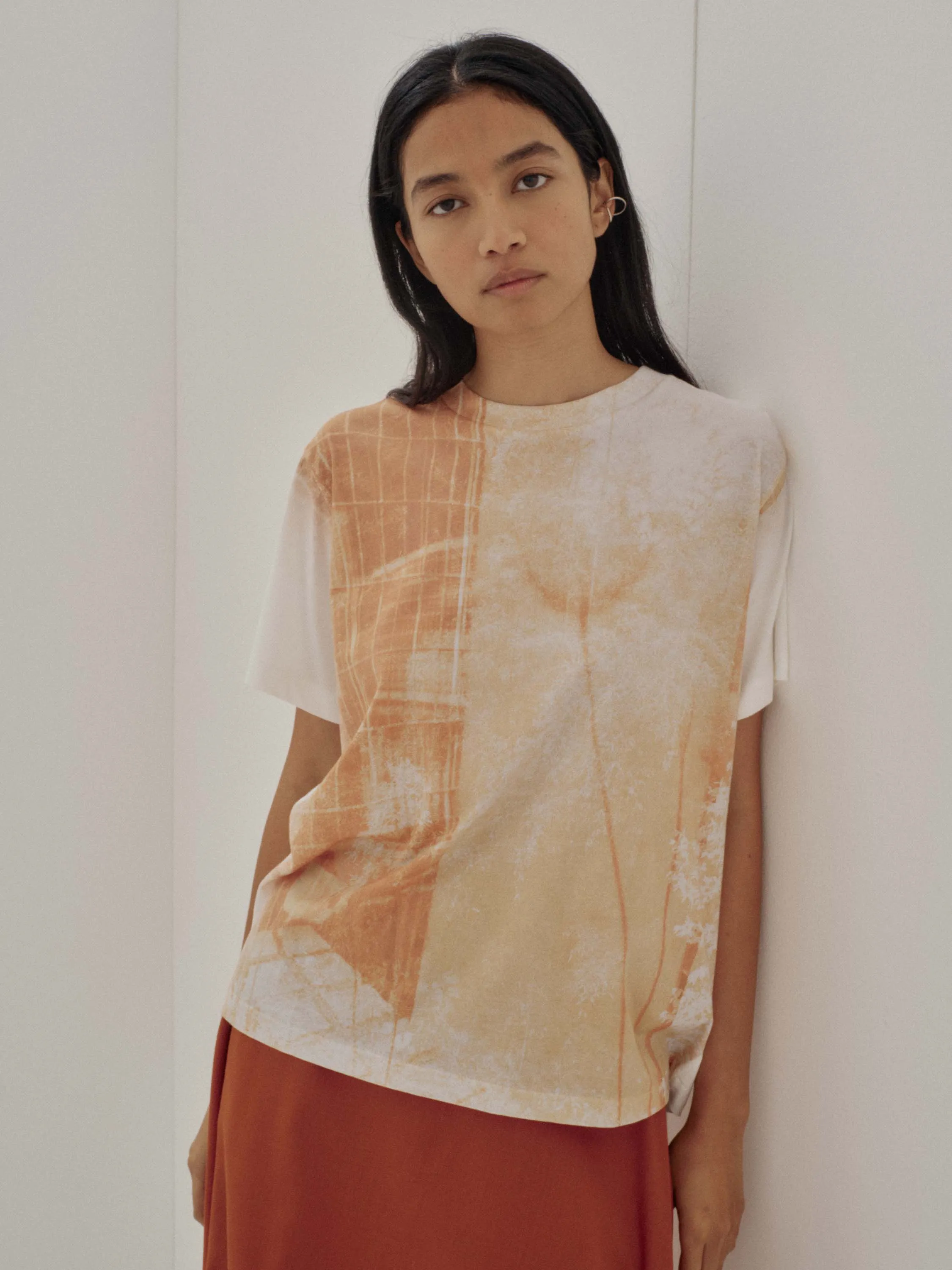 Us Pre Printed Tee in Print sold by Sayaka Davis