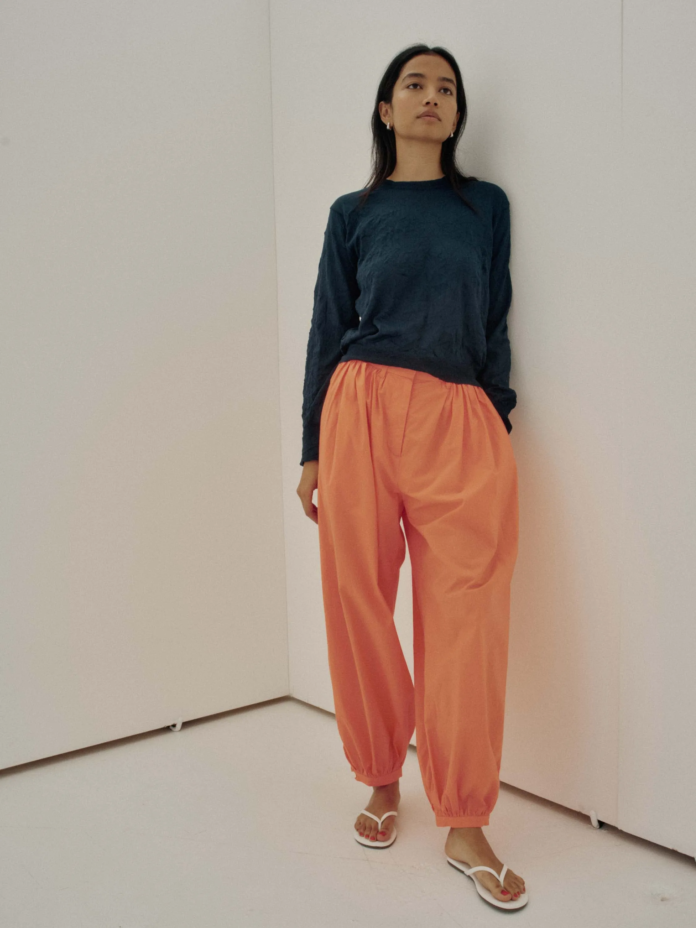 Us Pre Crinkled Pullover in Navy sold by Sayaka Davis product image thumbnail 4