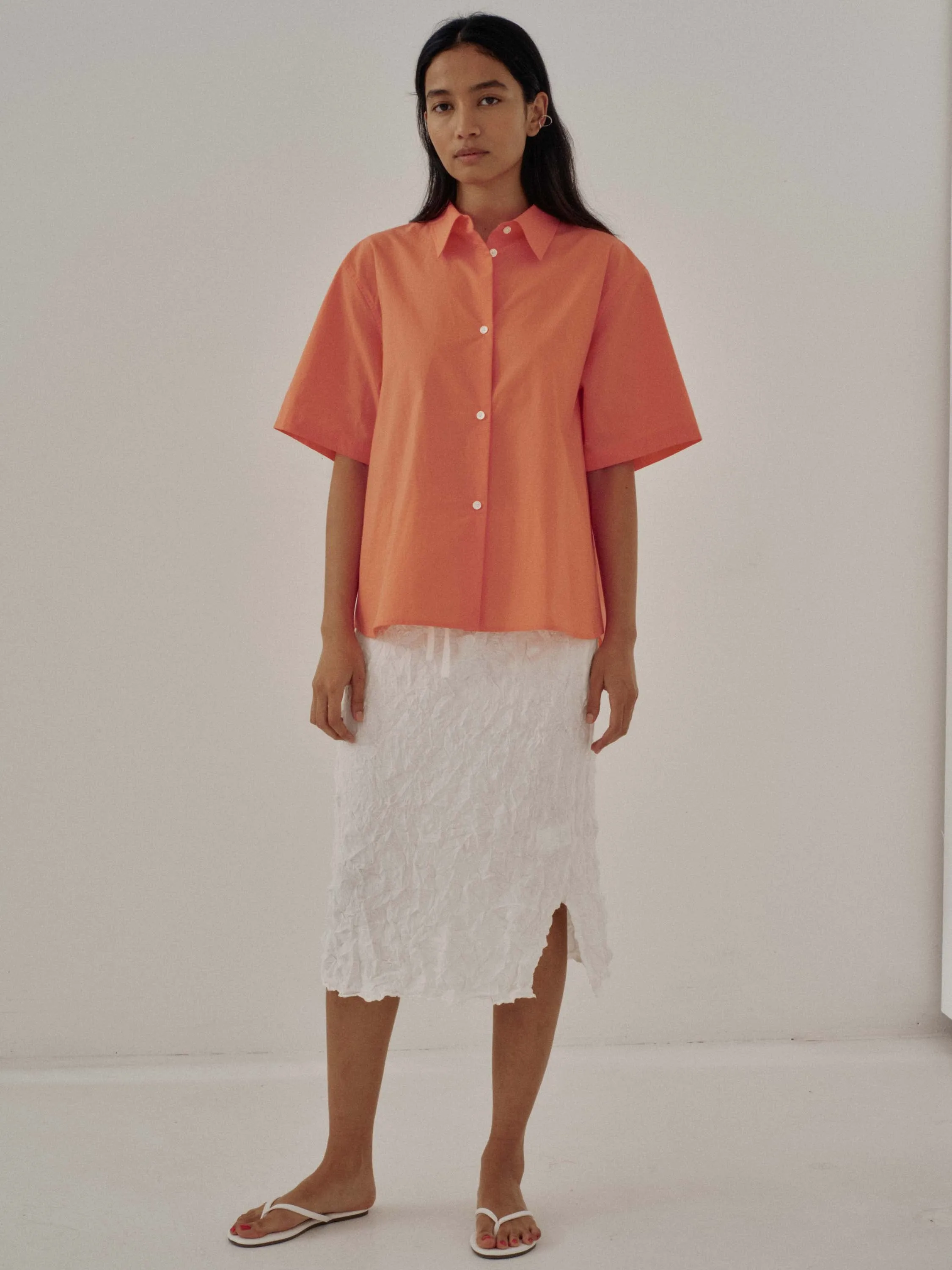 Us Pre Crinkled Knit Skirt in White sold by Sayaka Davis product image thumbnail 5