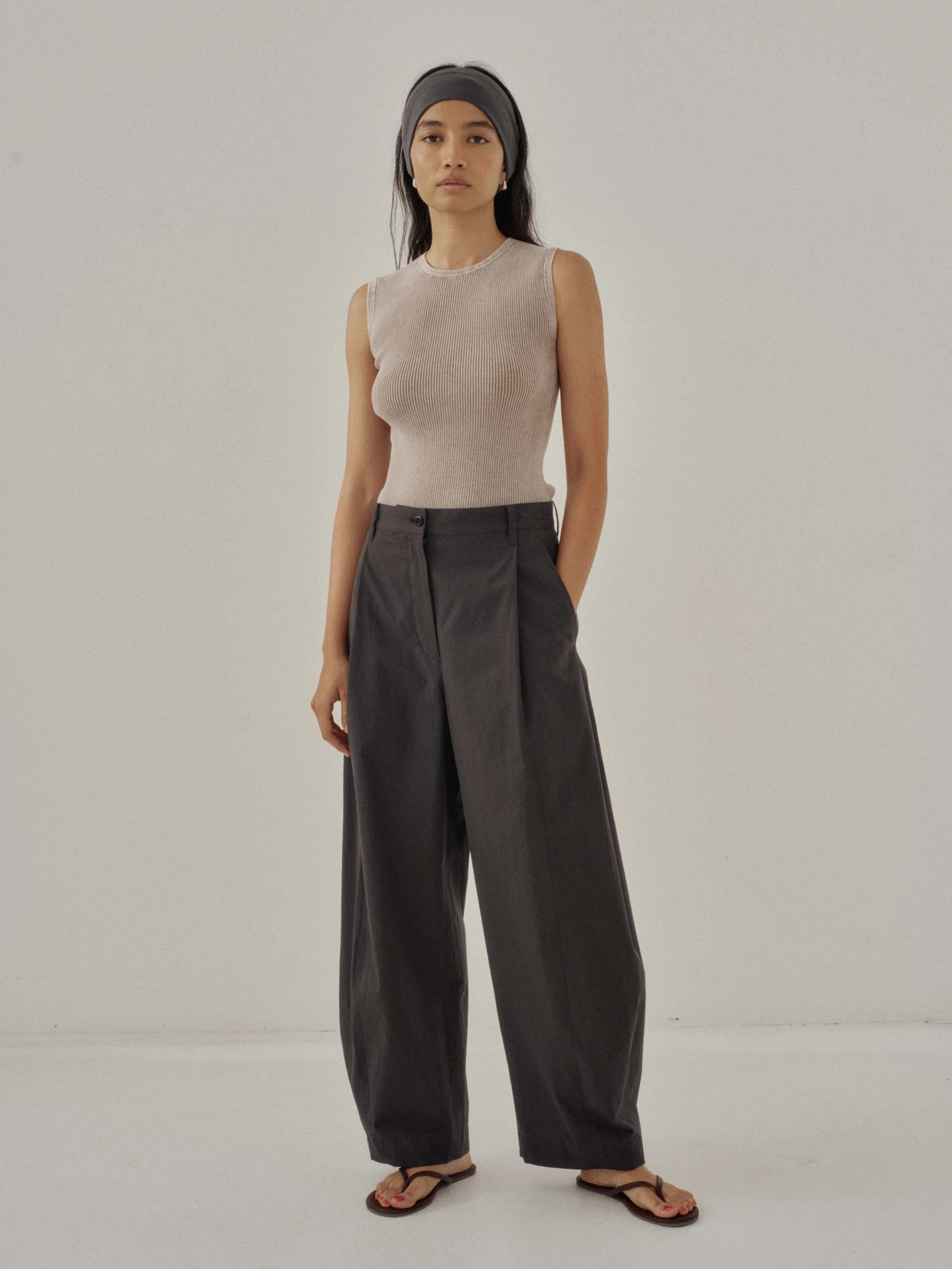 Us Pre Ribbed Tank in Sand sold by Sayaka Davis product image thumbnail 5
