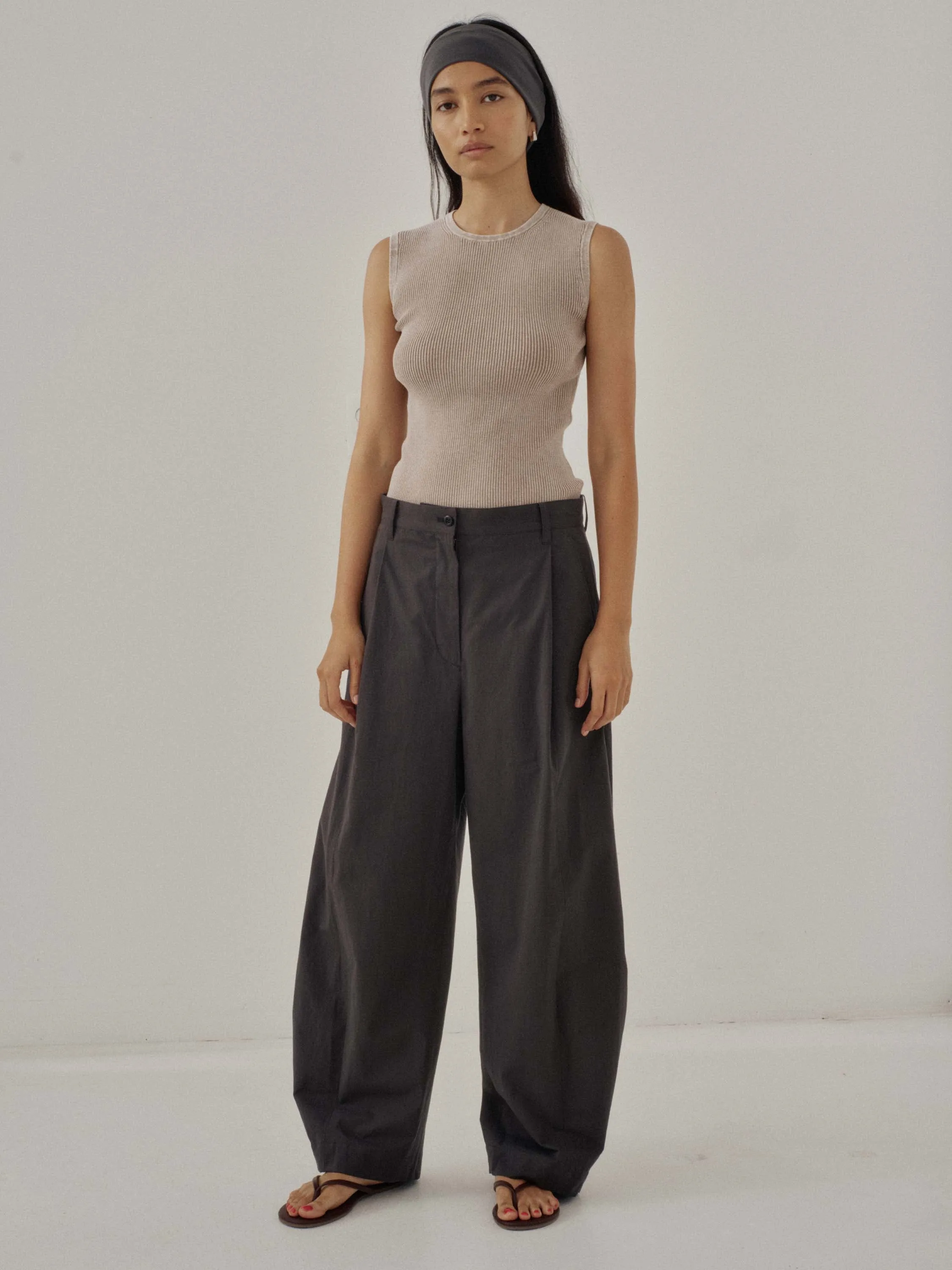 Us Pre Ribbed Tank in Sand sold by Sayaka Davis product image thumbnail 4