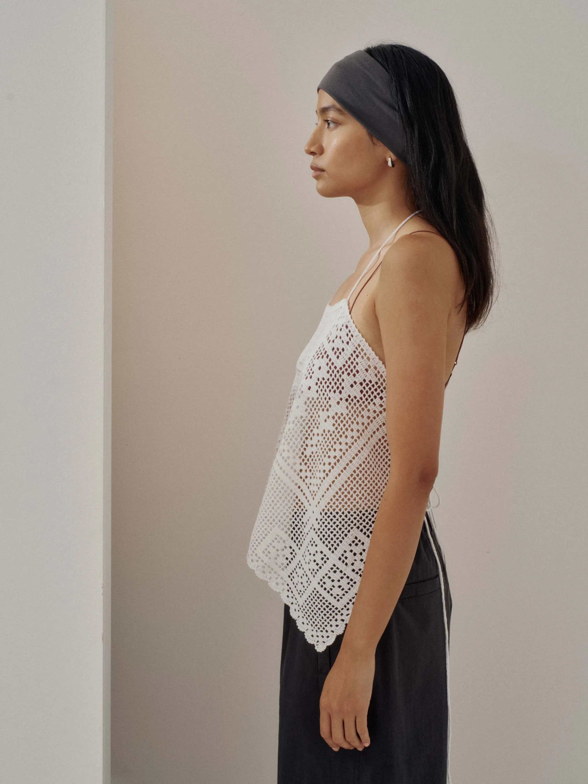Us Pre Crochet Lace Camisole in White sold by Sayaka Davis product image thumbnail 4