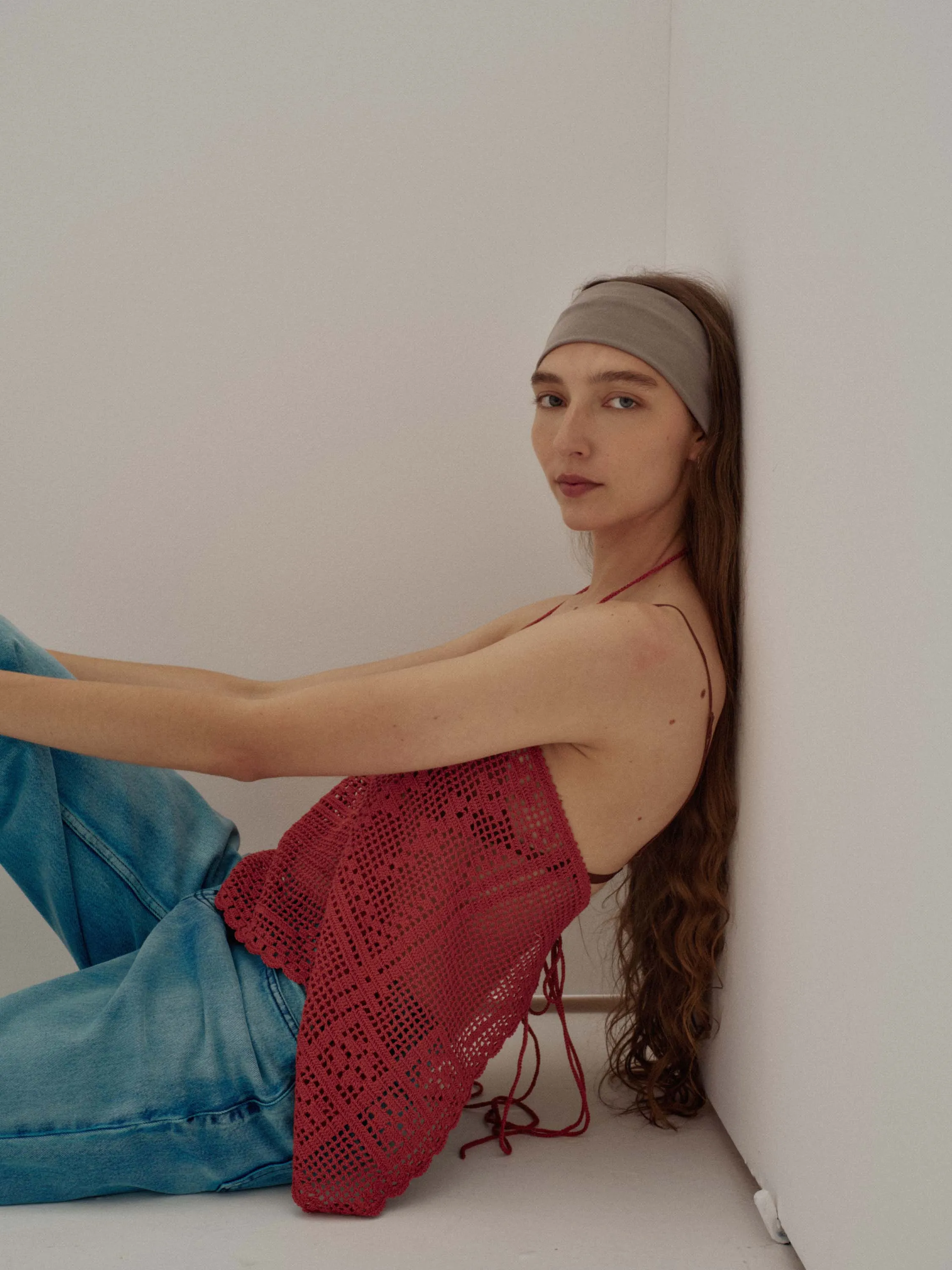 Us Pre Crochet Lace Camisole in Cognac sold by Sayaka Davis product image thumbnail 3