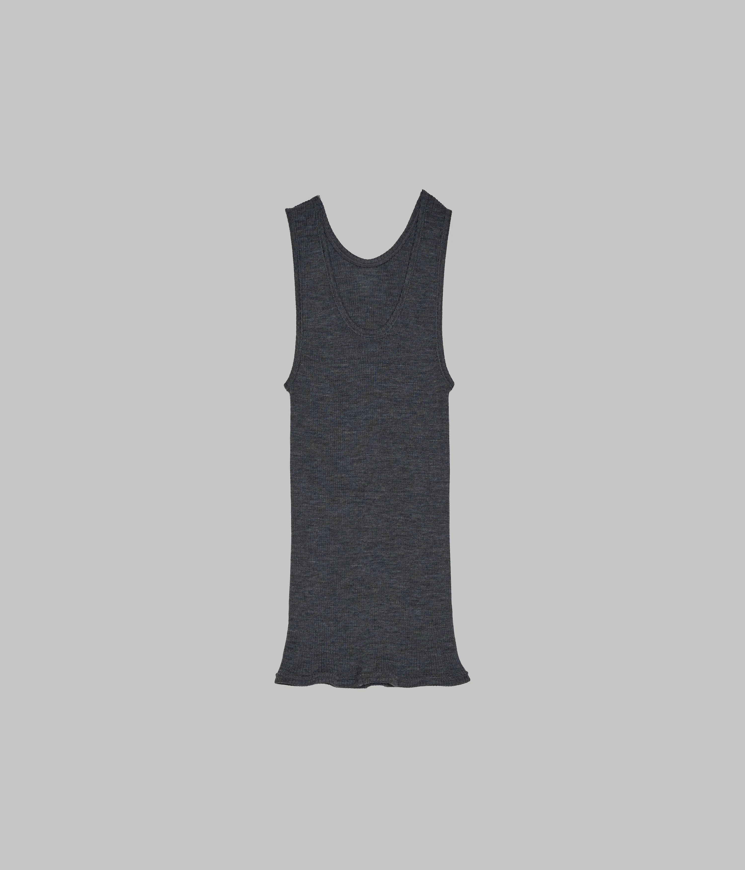 Circular Rib Tank in Heather Gray sold by Sayaka Davis product image thumbnail 5