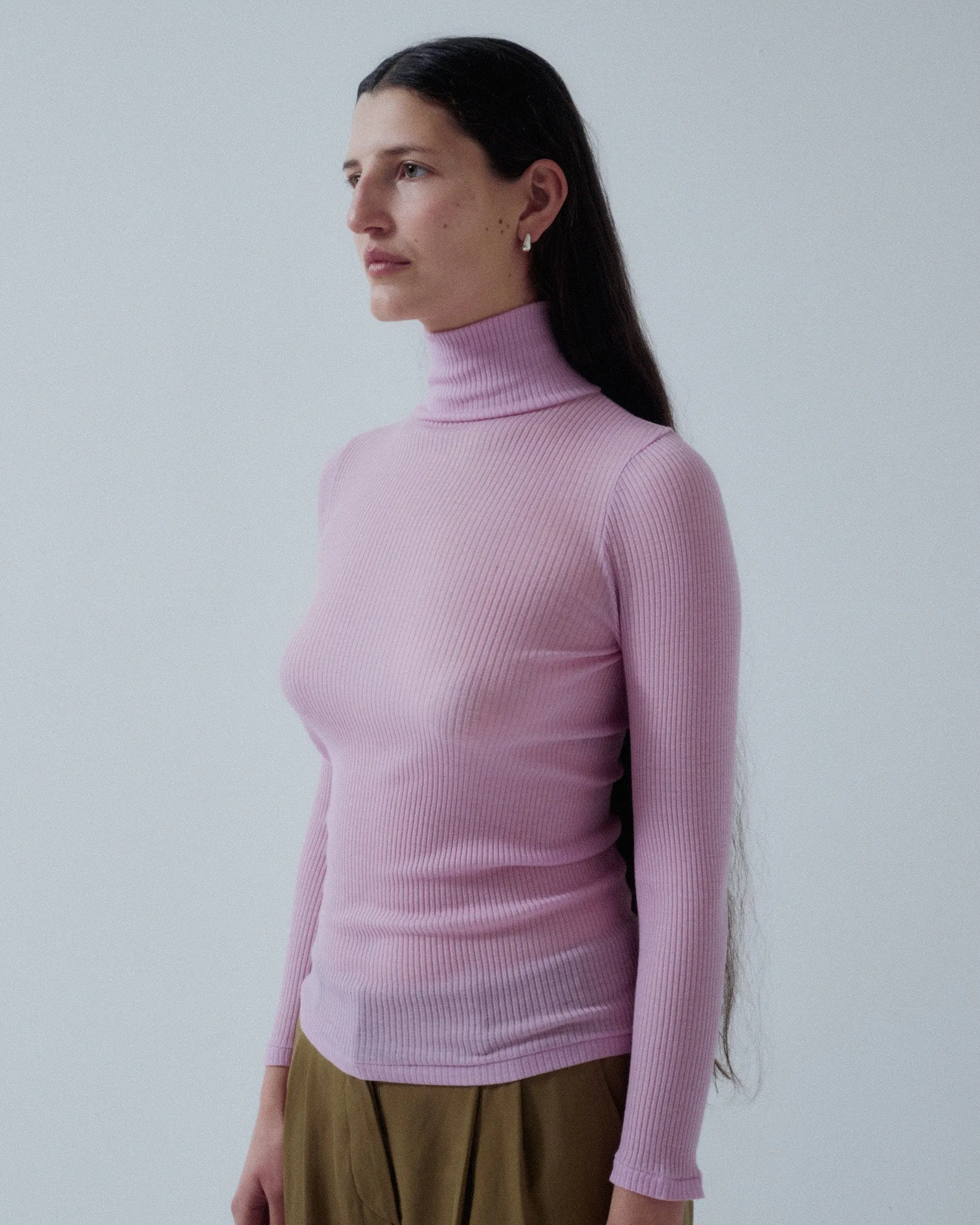 Circular Rib Highneck in Orchid sold by Sayaka Davis product image thumbnail 2