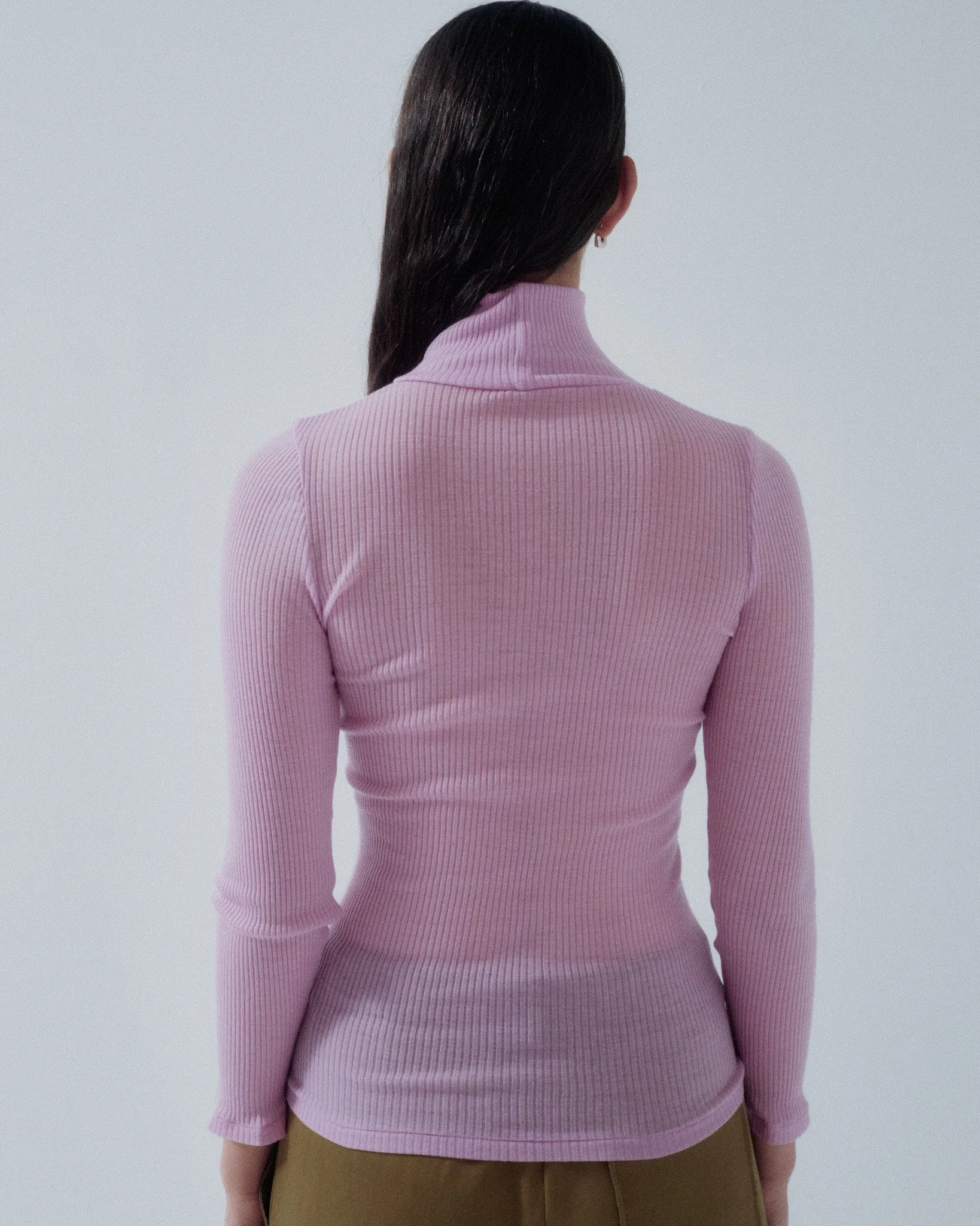 Circular Rib Highneck in Orchid sold by Sayaka Davis product image thumbnail 3