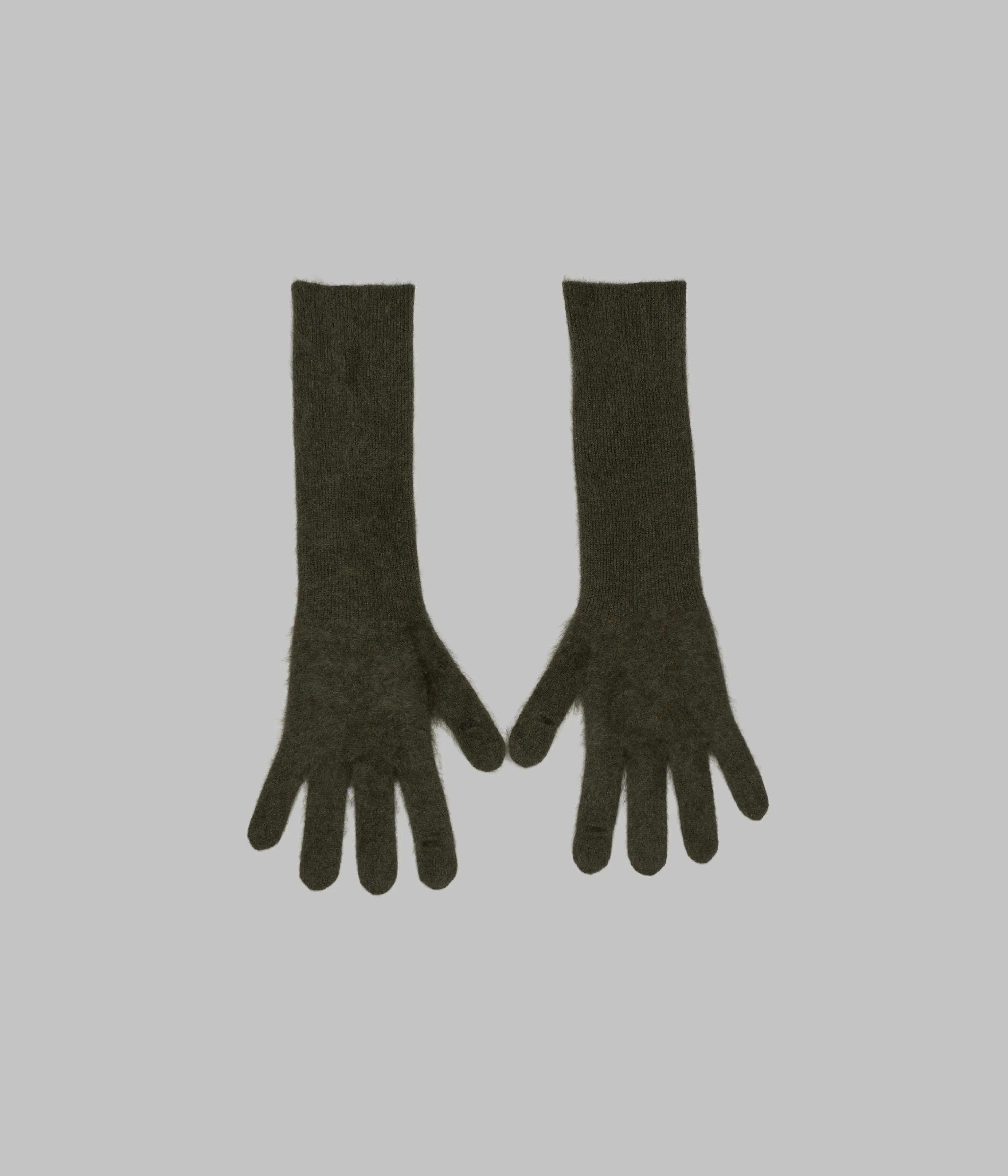 Cashmere Gloves in Olive sold by Sayaka Davis product image thumbnail 5