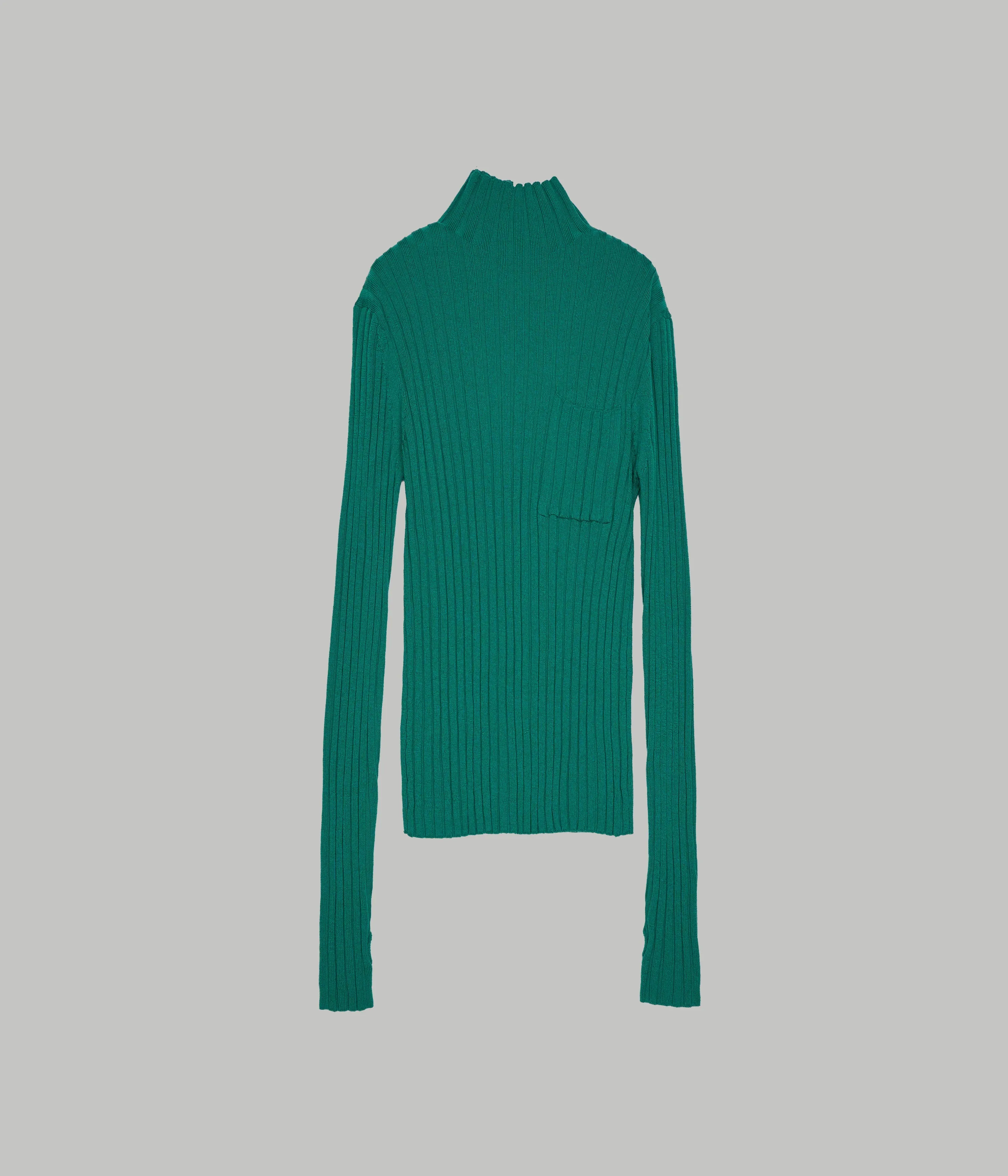 Wide Rib Mockneck in Viridian sold by Sayaka Davis product image thumbnail 5