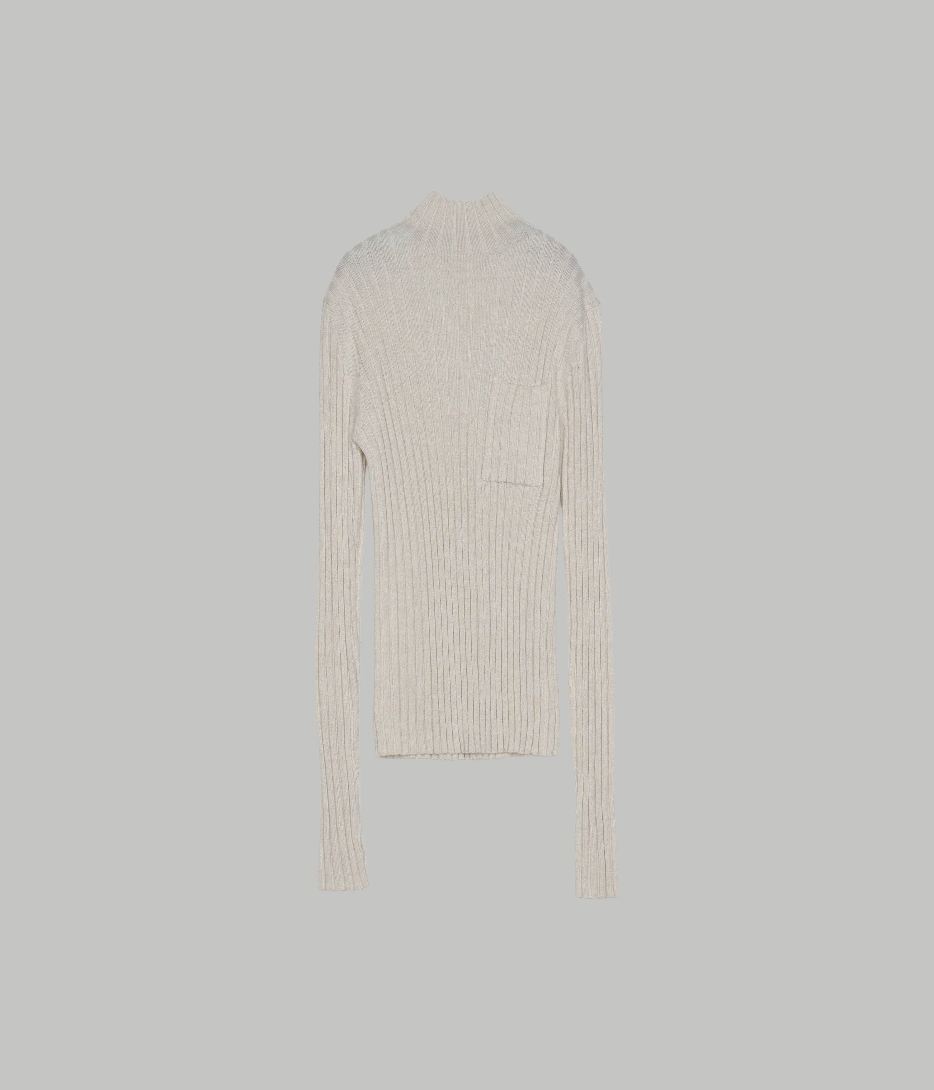 Wide Rib Mockneck in Mist sold by Sayaka Davis product image thumbnail 5