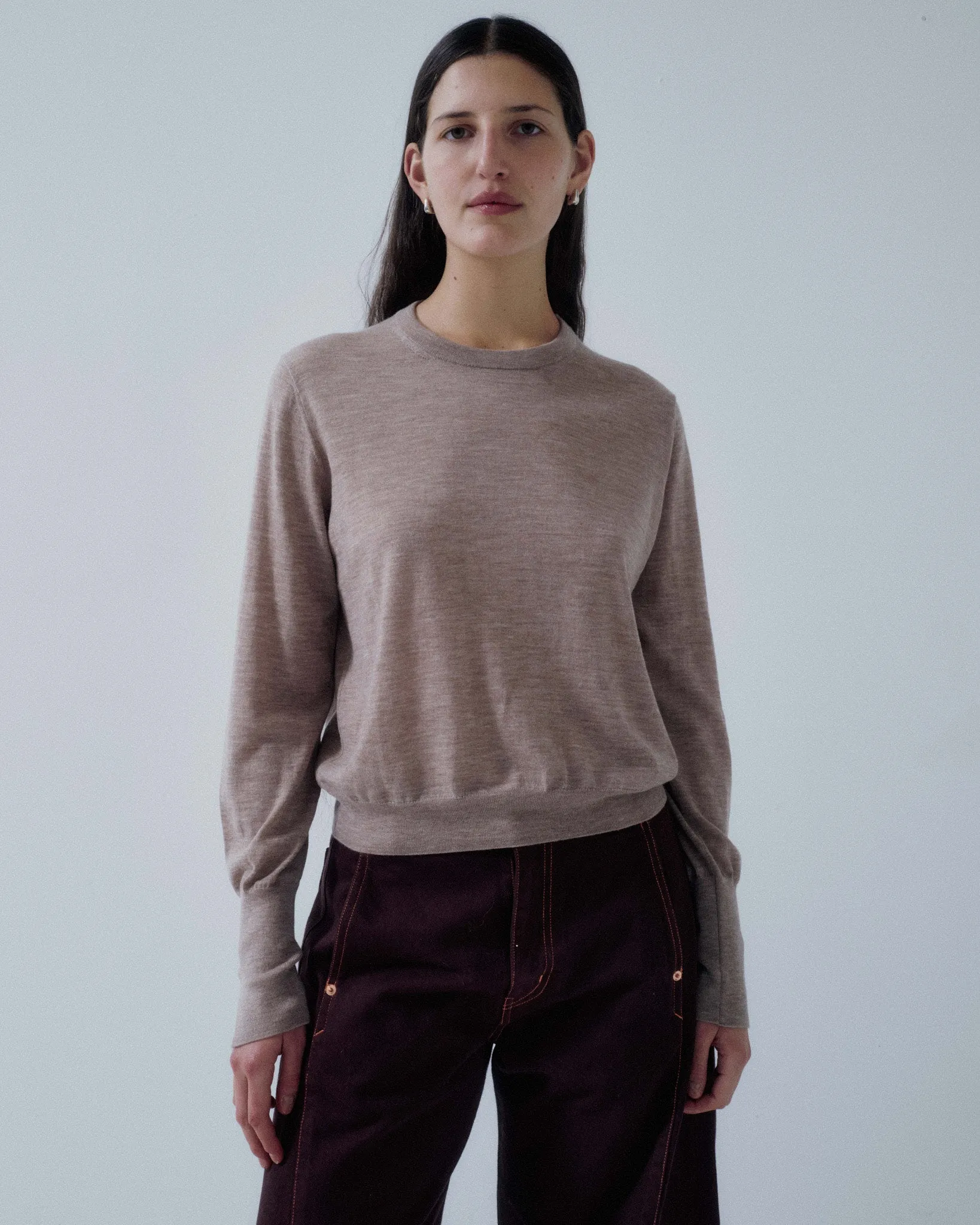Cashmere Sweater in Toast sold by Sayaka Davis product image thumbnail 4