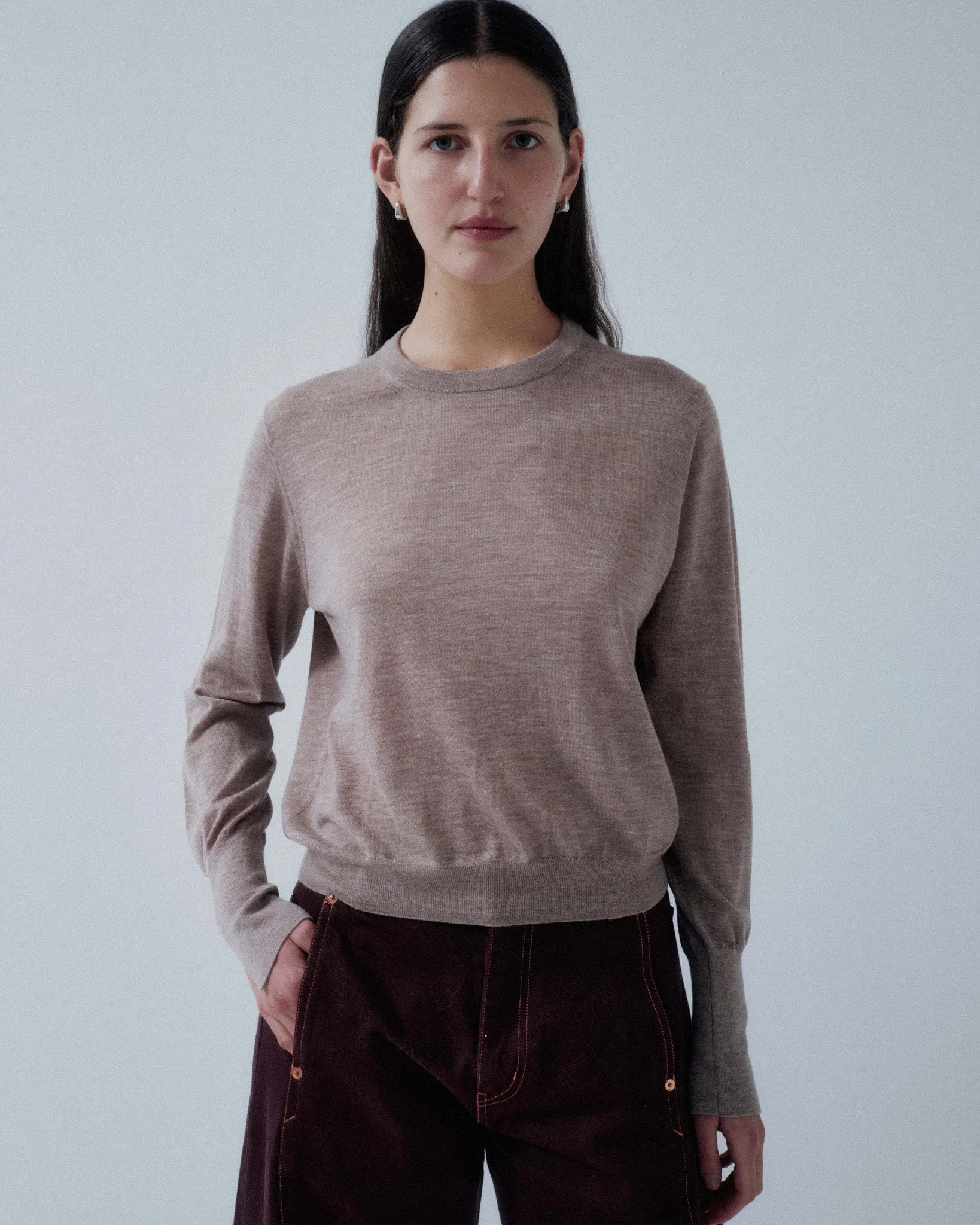 Cashmere Sweater in Toast sold by Sayaka Davis