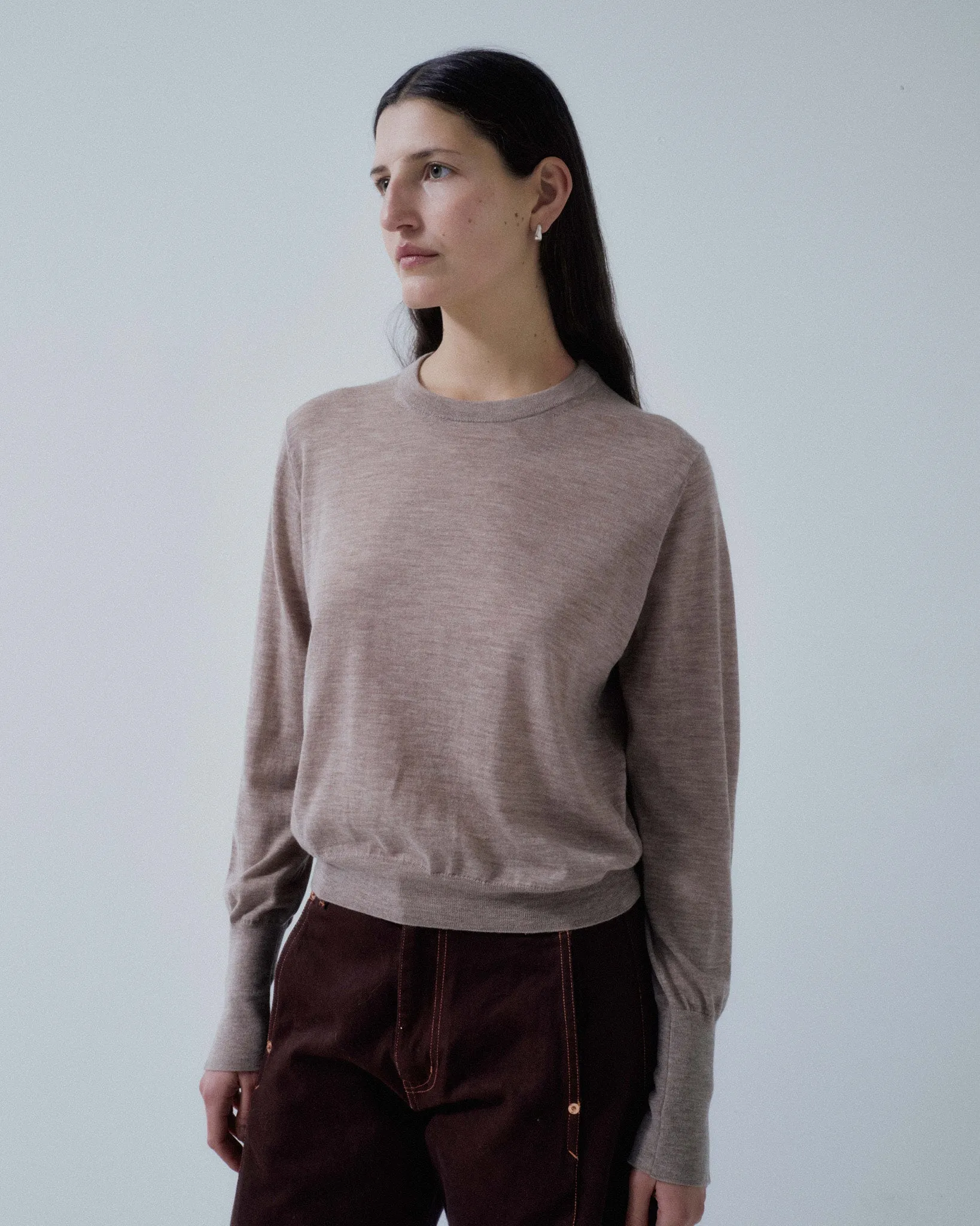 Cashmere Sweater in Toast sold by Sayaka Davis product image thumbnail 2