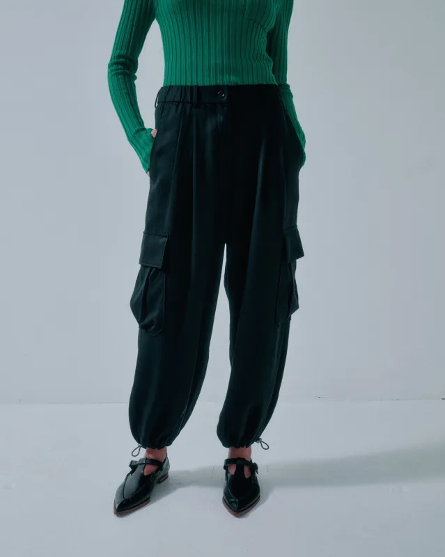 Balloon Joggers in Black made by Sayaka Davis