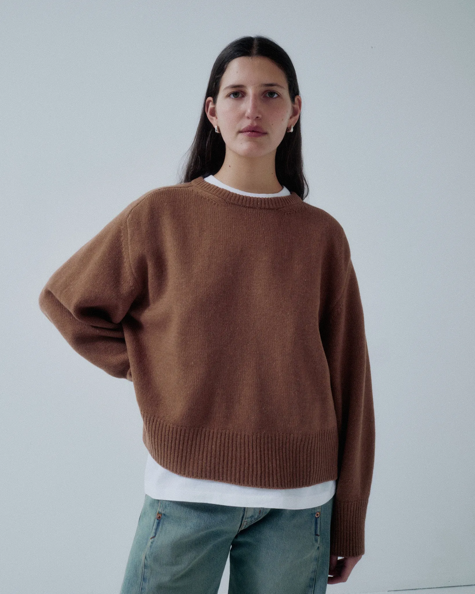 Balloon Sleeve Pullover in Latte sold by Sayaka Davis product image thumbnail 4