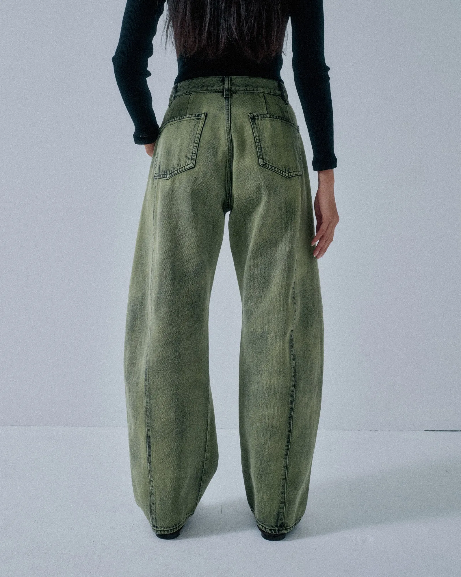 Barrel Denim in Cactus sold by Sayaka Davis product image thumbnail 4