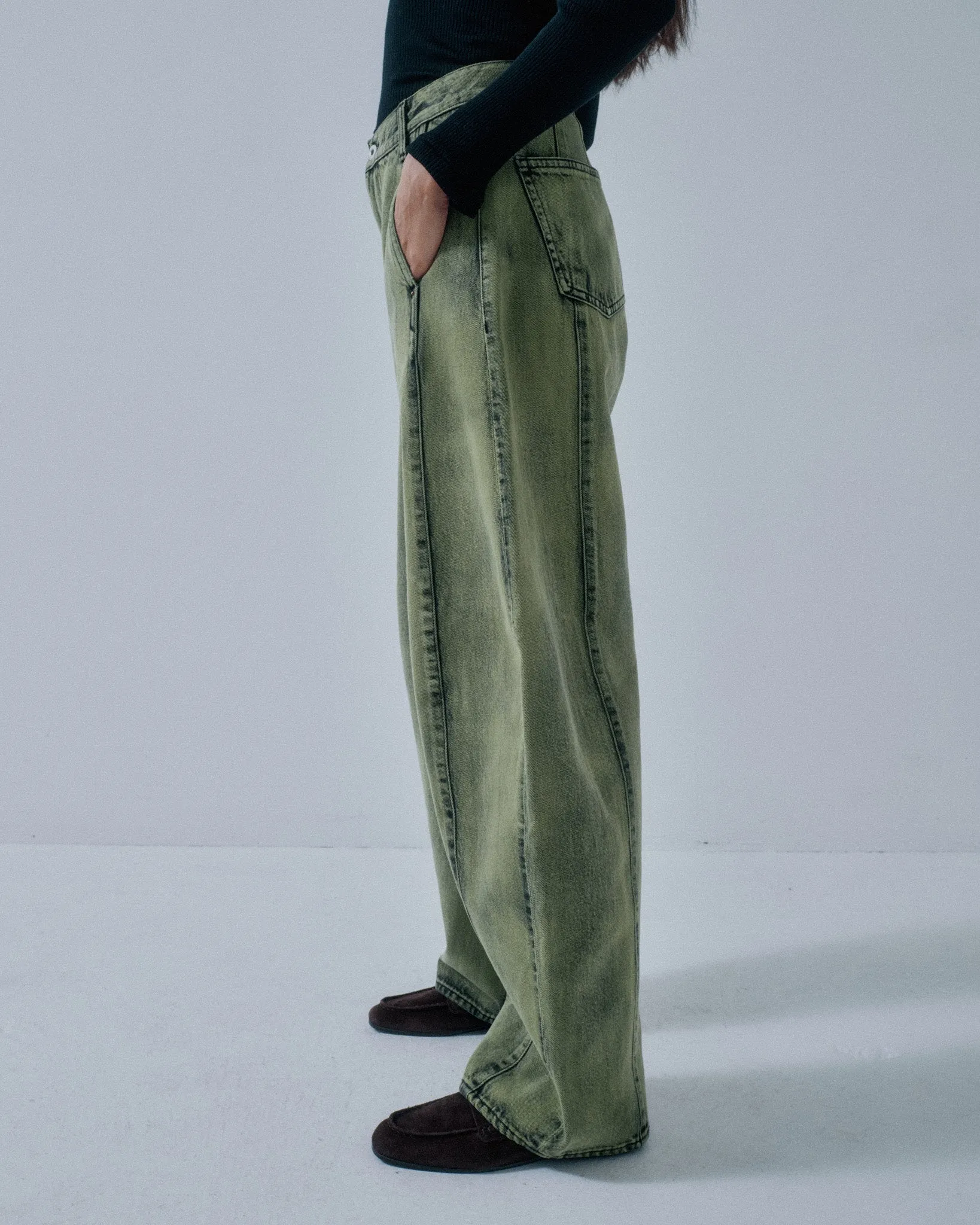 Barrel Denim in Cactus sold by Sayaka Davis product image thumbnail 3