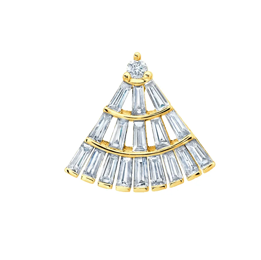 Apse Earrings with Baguette Diamonds sold by Gabriela Artigas product image thumbnail 4